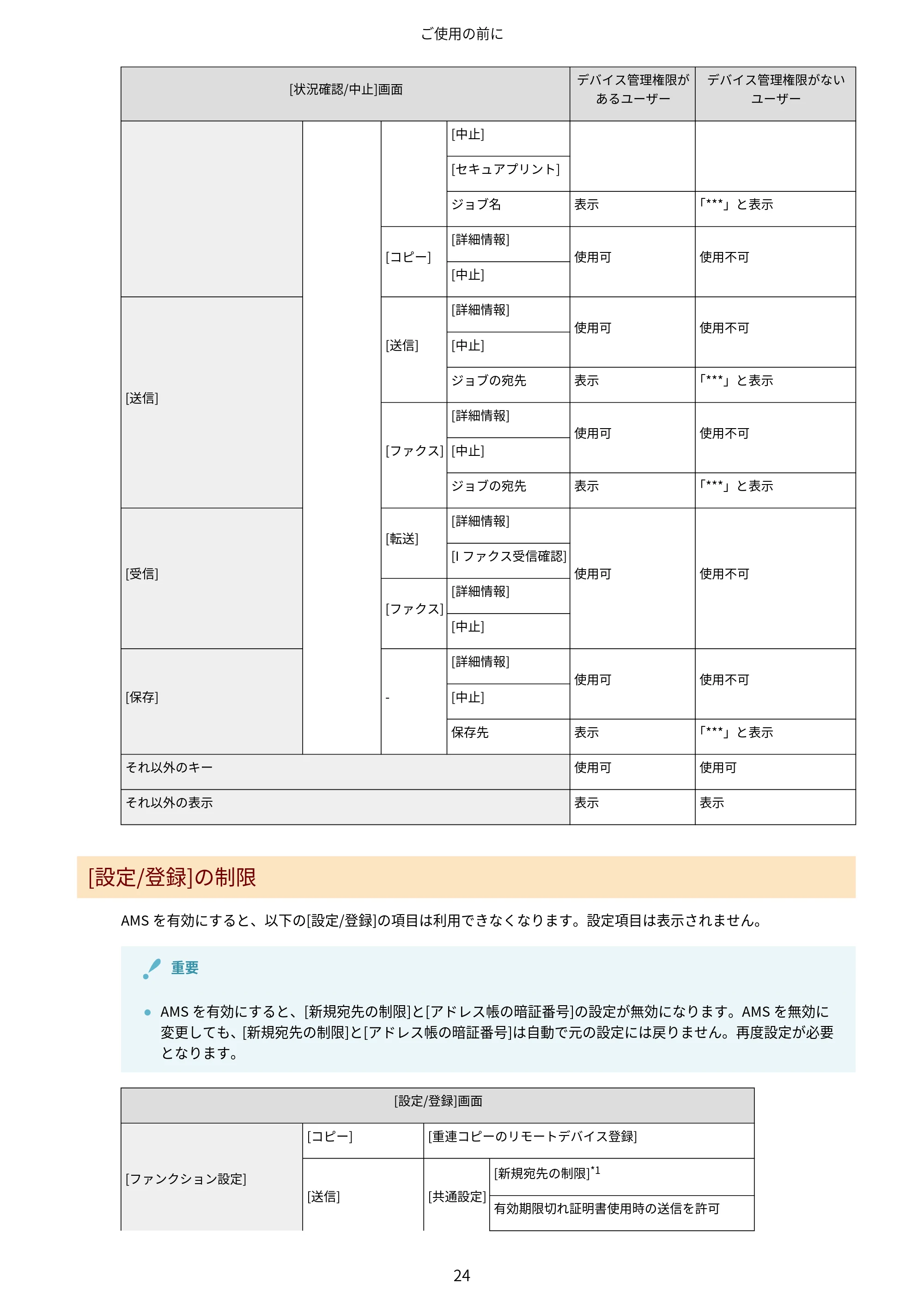 キヤノン imageFORCE C7165F Pro / MF7525F / MF7625F ACCESS MANAGEMENT SYSTEM アドミニストレーターガイド 2023年8月9日更新(PDF:4.16MB) — 原本ページ — 27ページ