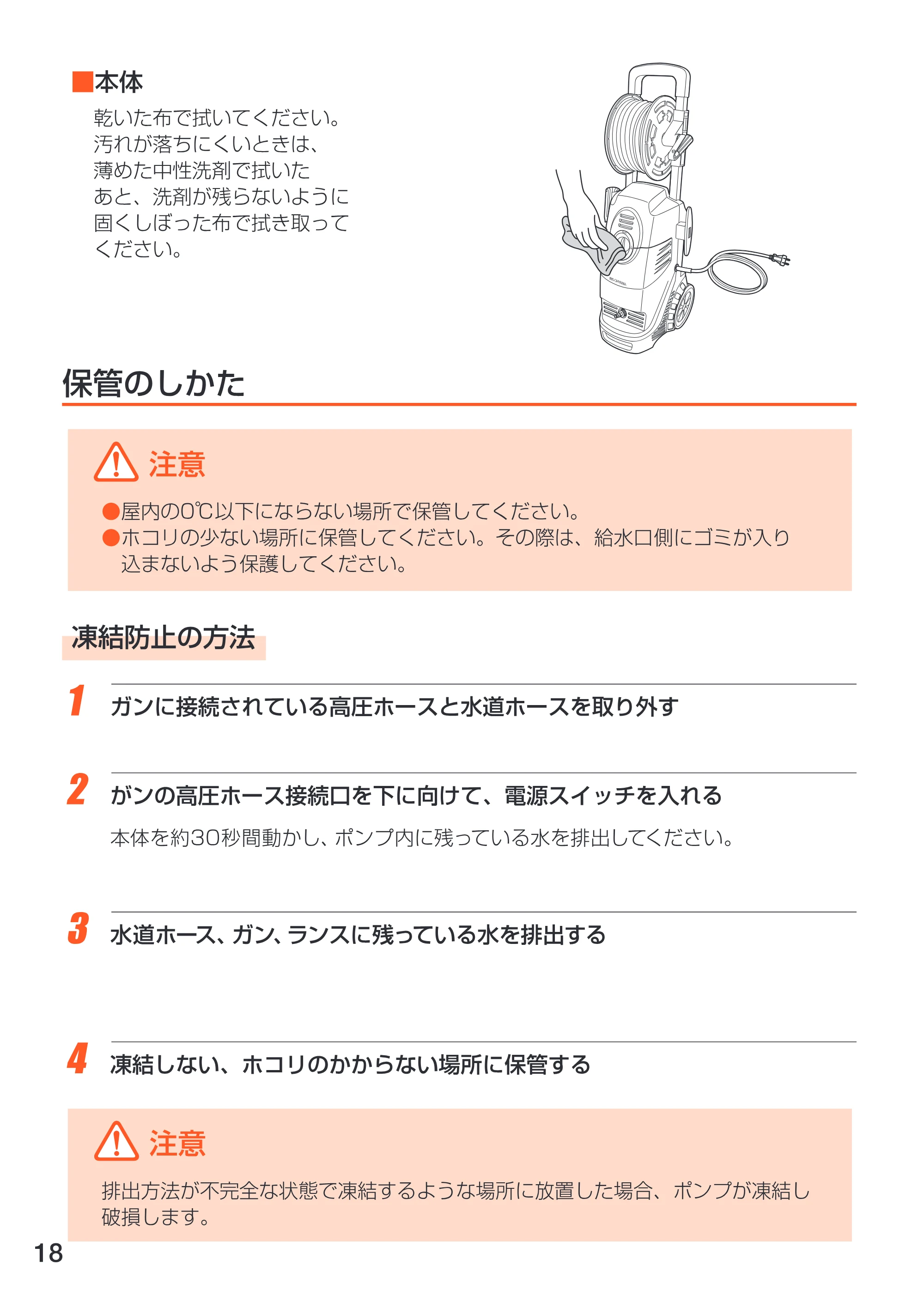 アイリスオーヤマ FBN-611 取扱説明書 — 原本ページ — 18ページ
