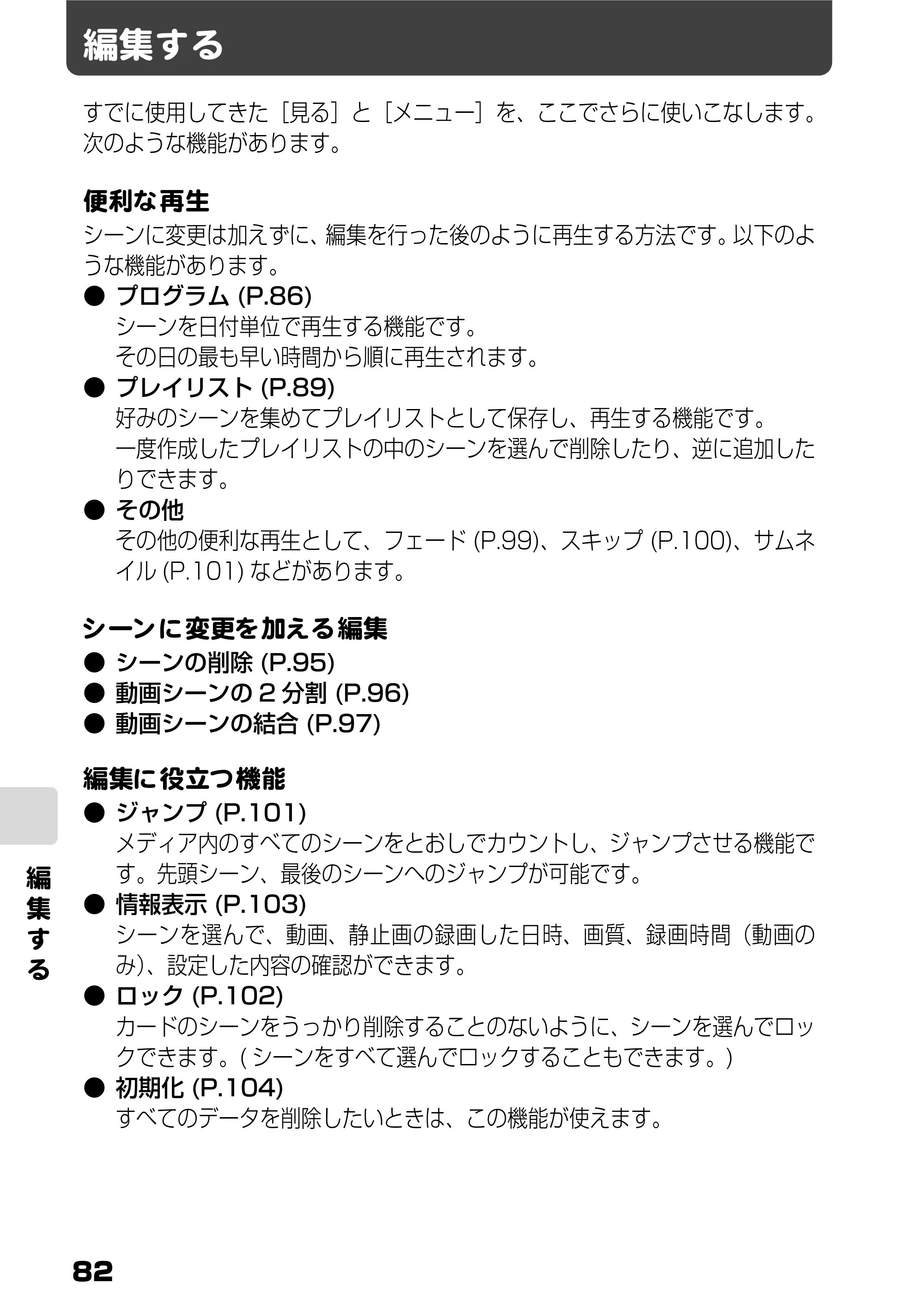 日立 DZ-HS803 / DZ-HS903 取扱説明書 — 編集する — 原本ページ — 28ページ