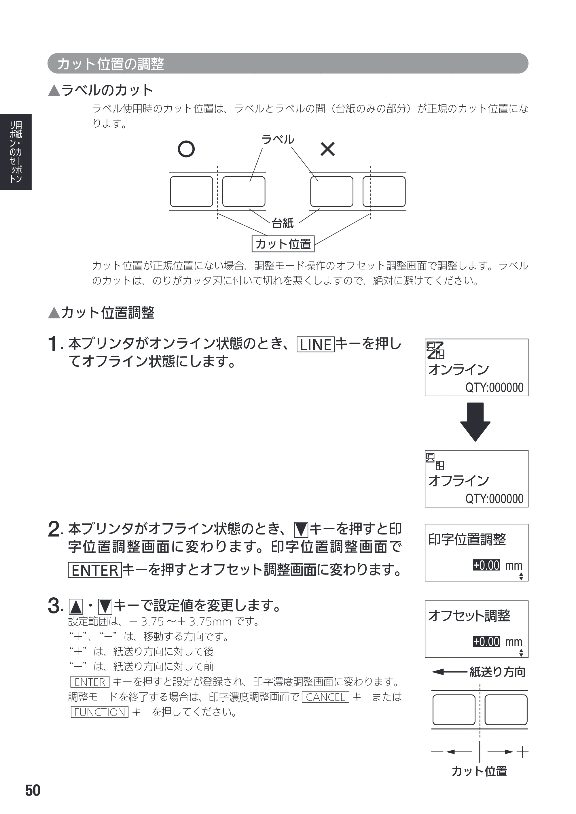 サトー SG408R-ex / 412R-ex / 424R-ex 取扱説明書（第2版） — 原本ページ — 52ページ