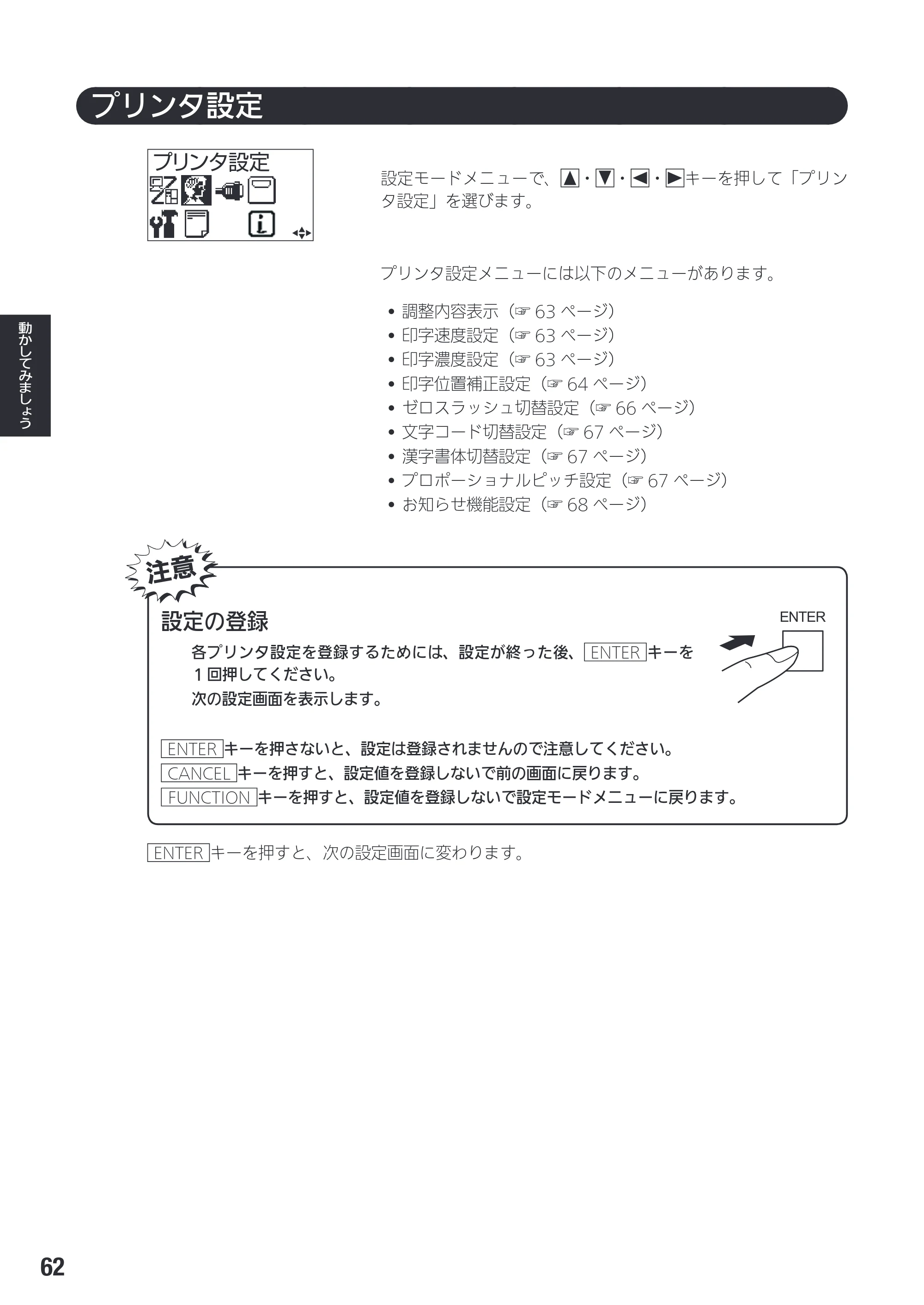 サトー SG408R-ex / 412R-ex / 424R-ex 取扱説明書（第2版） — 原本ページ — 64ページ