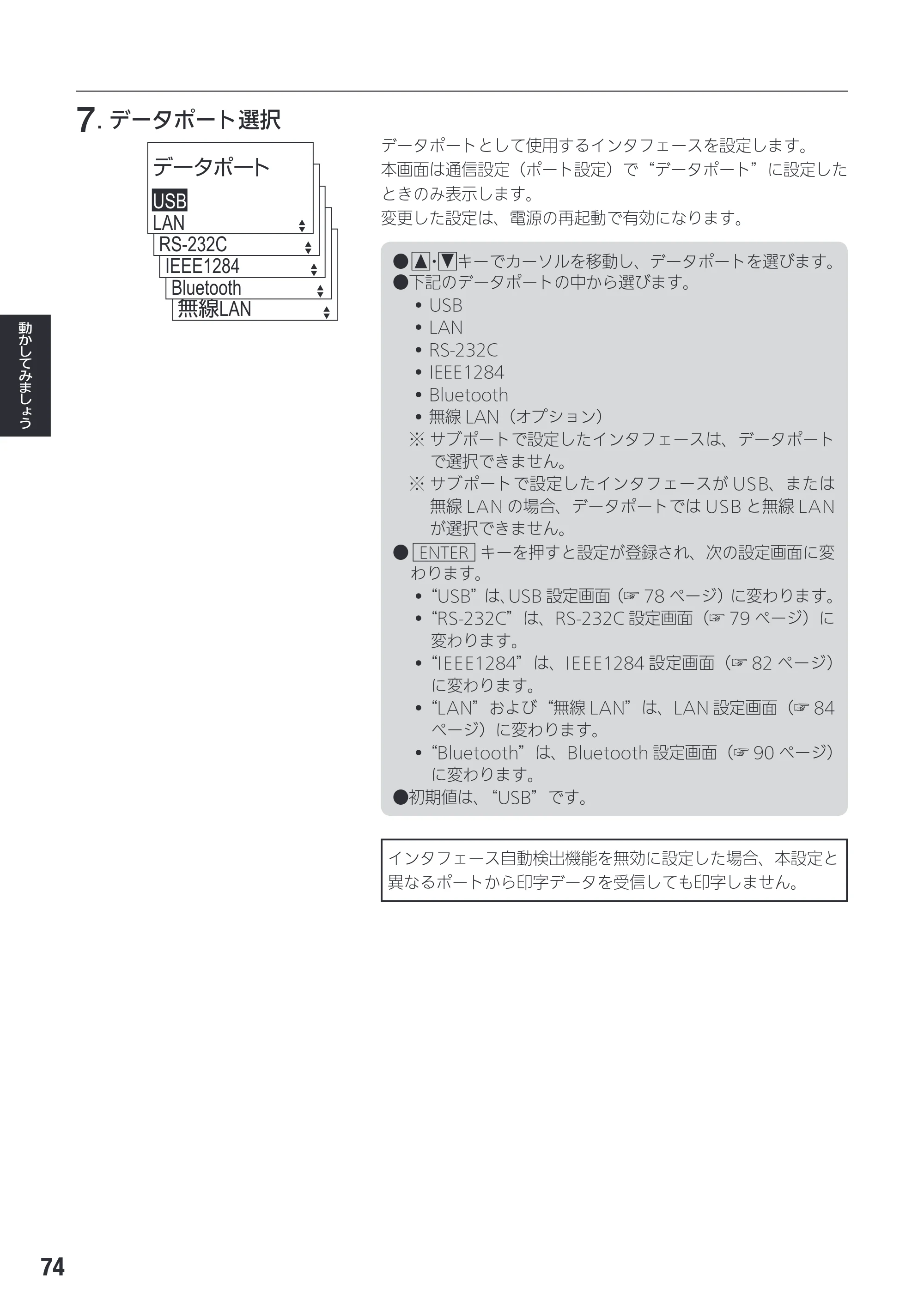 サトー SG408R-ex / 412R-ex / 424R-ex 取扱説明書（第2版） — 原本ページ — 76ページ