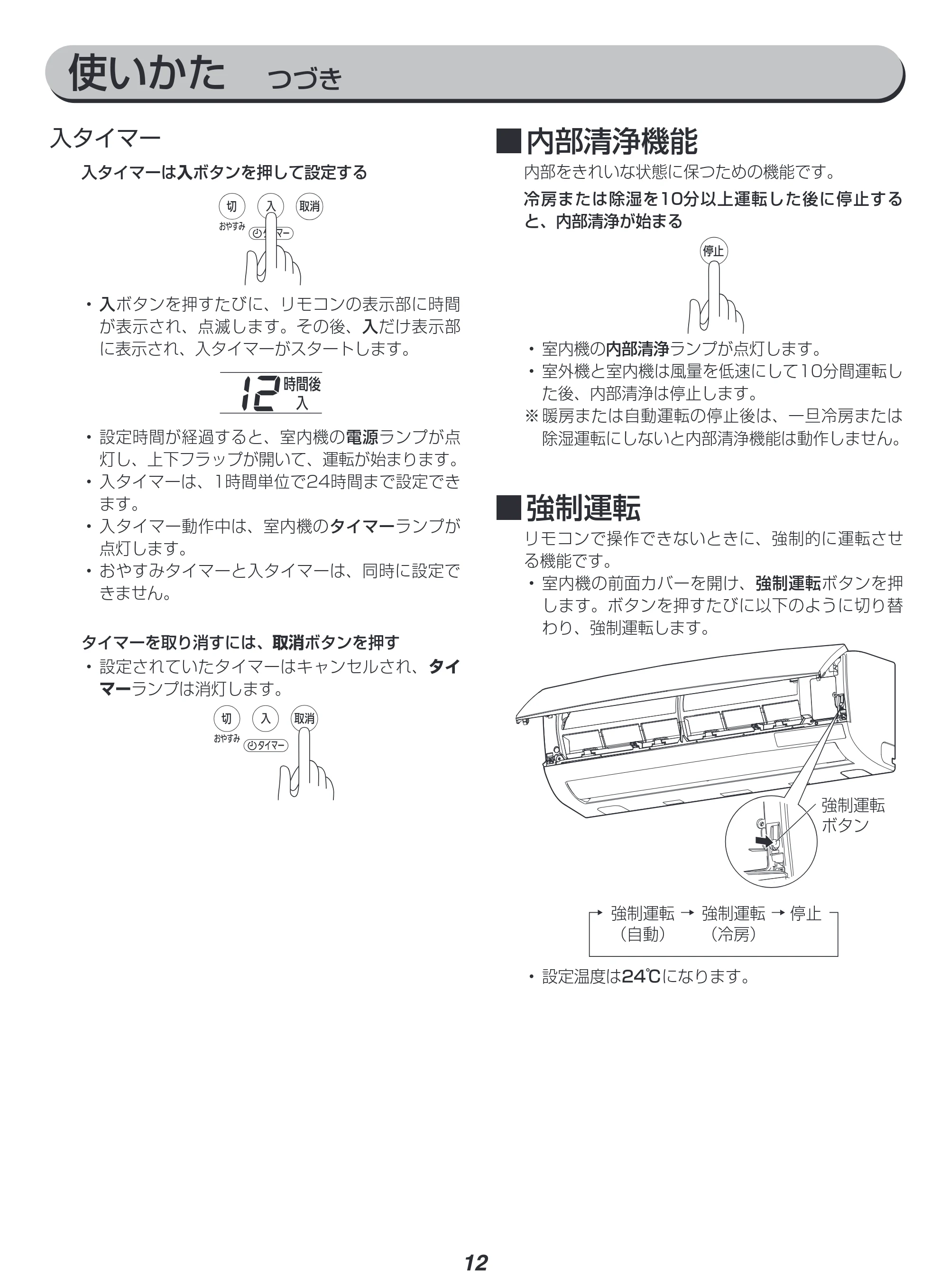 アイリスオーヤマ IRR-2222C 取扱説明書 — 原本ページ — 12ページ