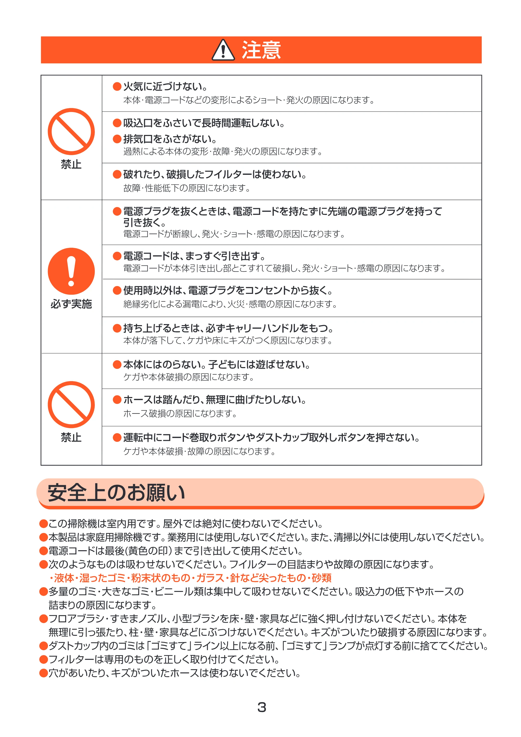アイリスオーヤマ ECC-1000 取扱説明書 — 原本ページ — 3ページ