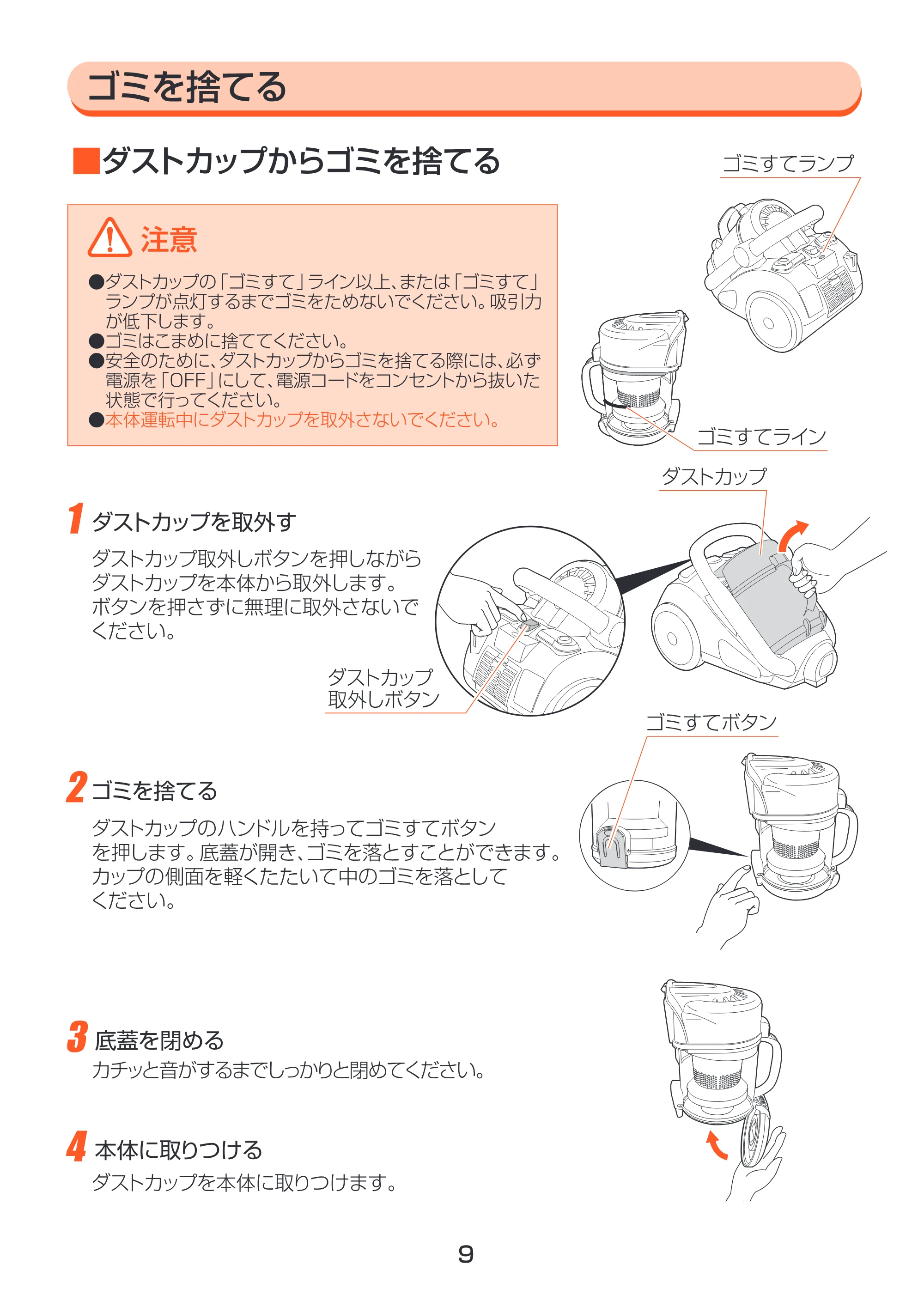 アイリスオーヤマ ECC-1000 取扱説明書 — 原本ページ — 9ページ
