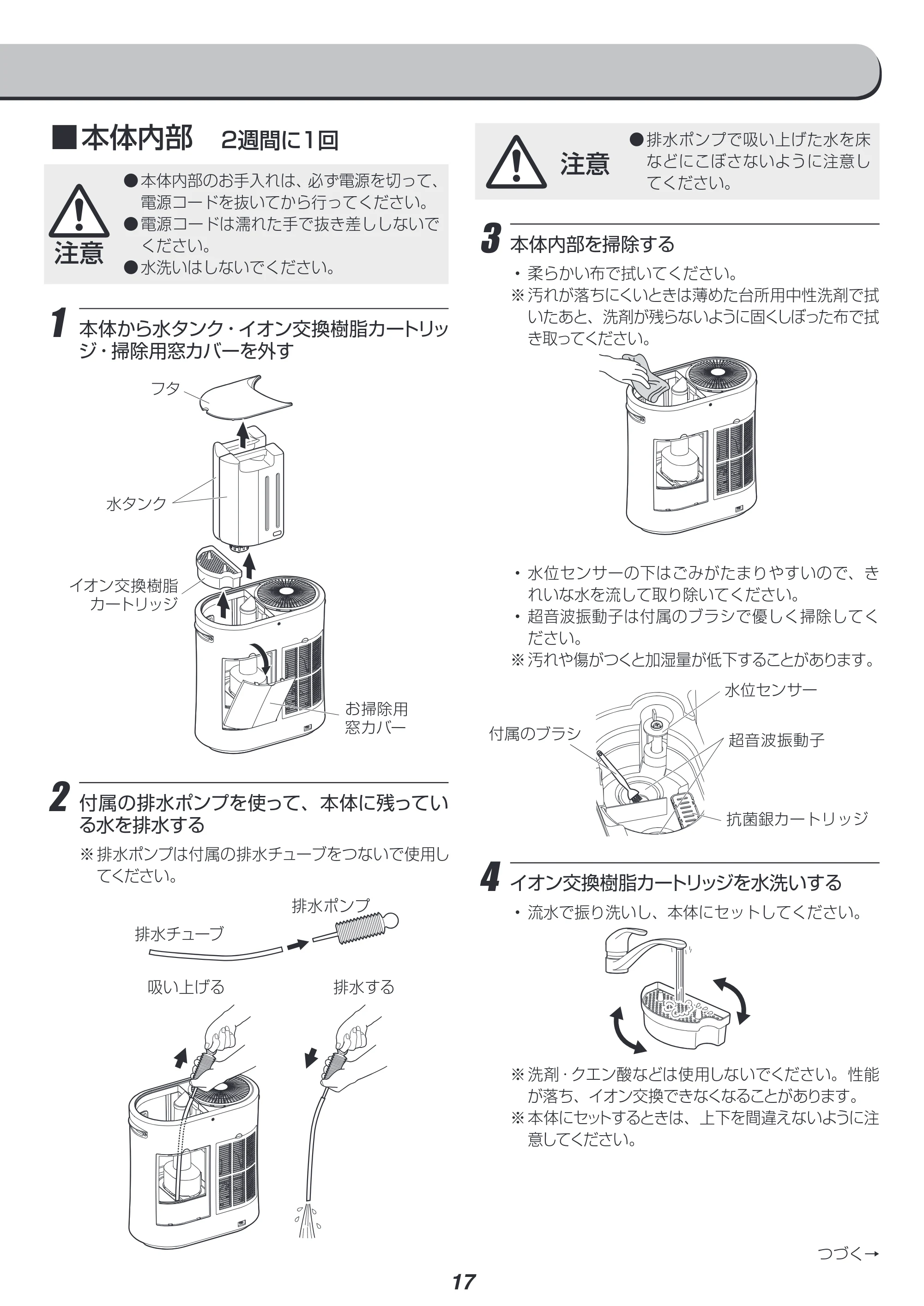 アイリスオーヤマ SPK-1000Z 取扱説明書 — 原本ページ — 17ページ