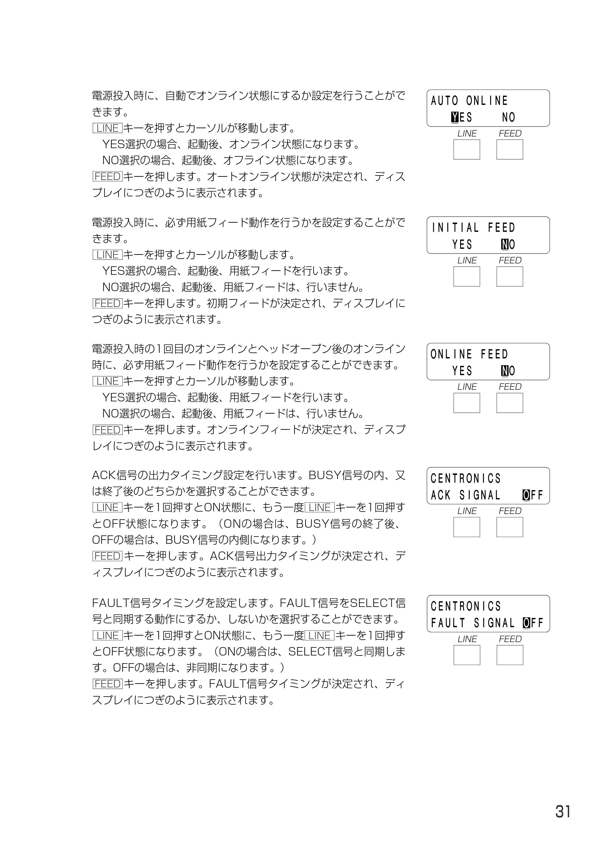 サトー MT400e / 410e 取扱説明書（第4版） — 原本ページ — 35ページ
