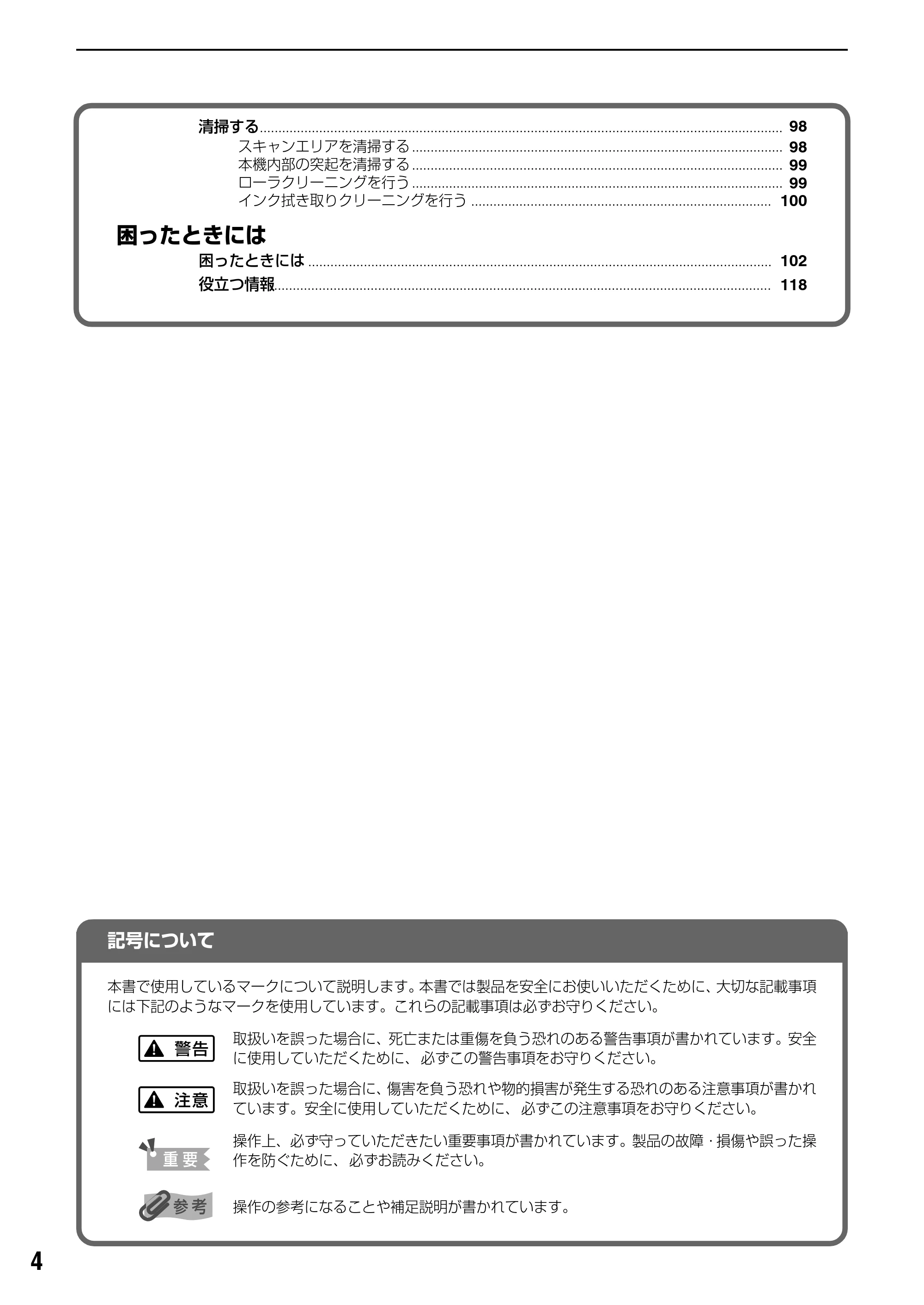 キヤノン PIXUS MP500 操作ガイド（本体操作編） （PDF形式／9.42Mバイト） — 原本ページ — 6ページ