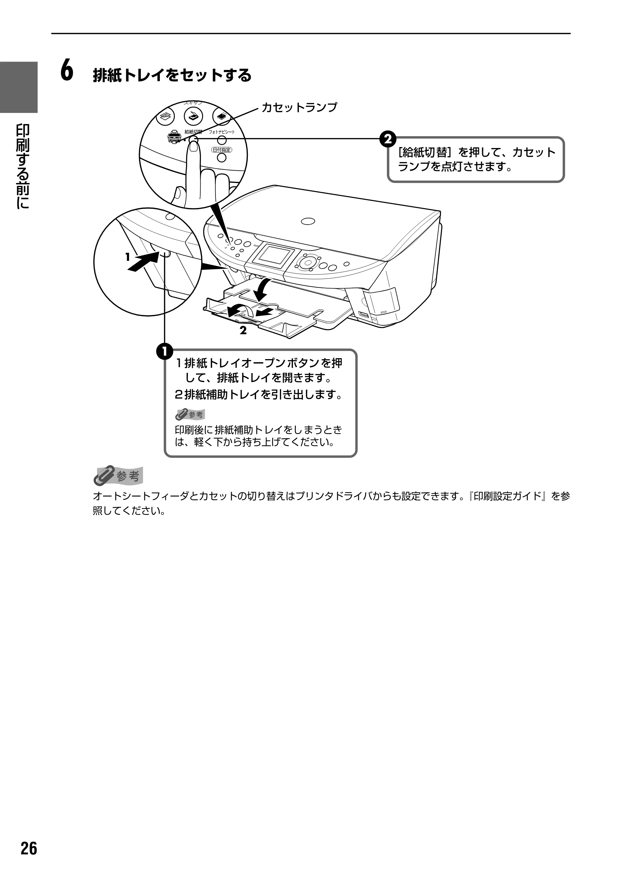 キヤノン PIXUS MP500 操作ガイド（本体操作編） （PDF形式／9.42Mバイト） — 原本ページ — 28ページ