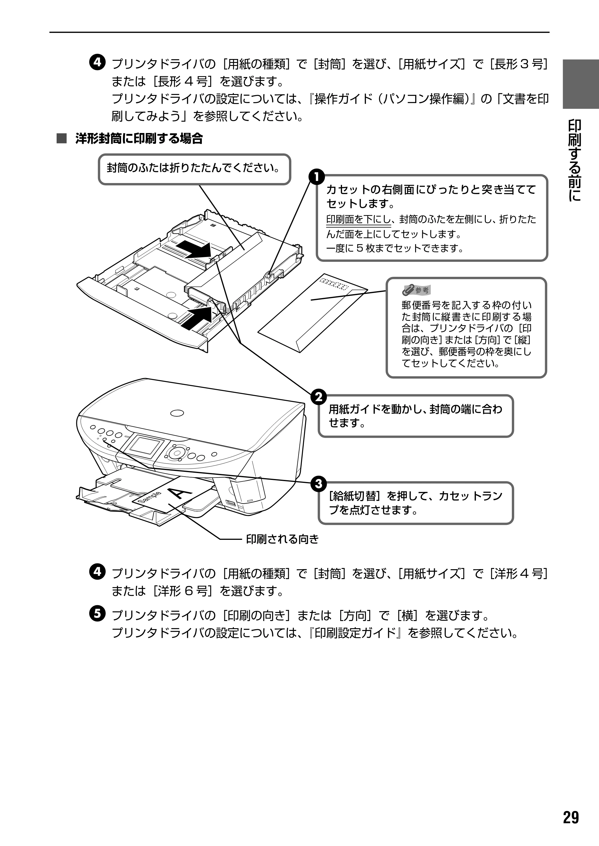 キヤノン PIXUS MP500 操作ガイド（本体操作編） （PDF形式／9.42Mバイト） — 原本ページ — 31ページ