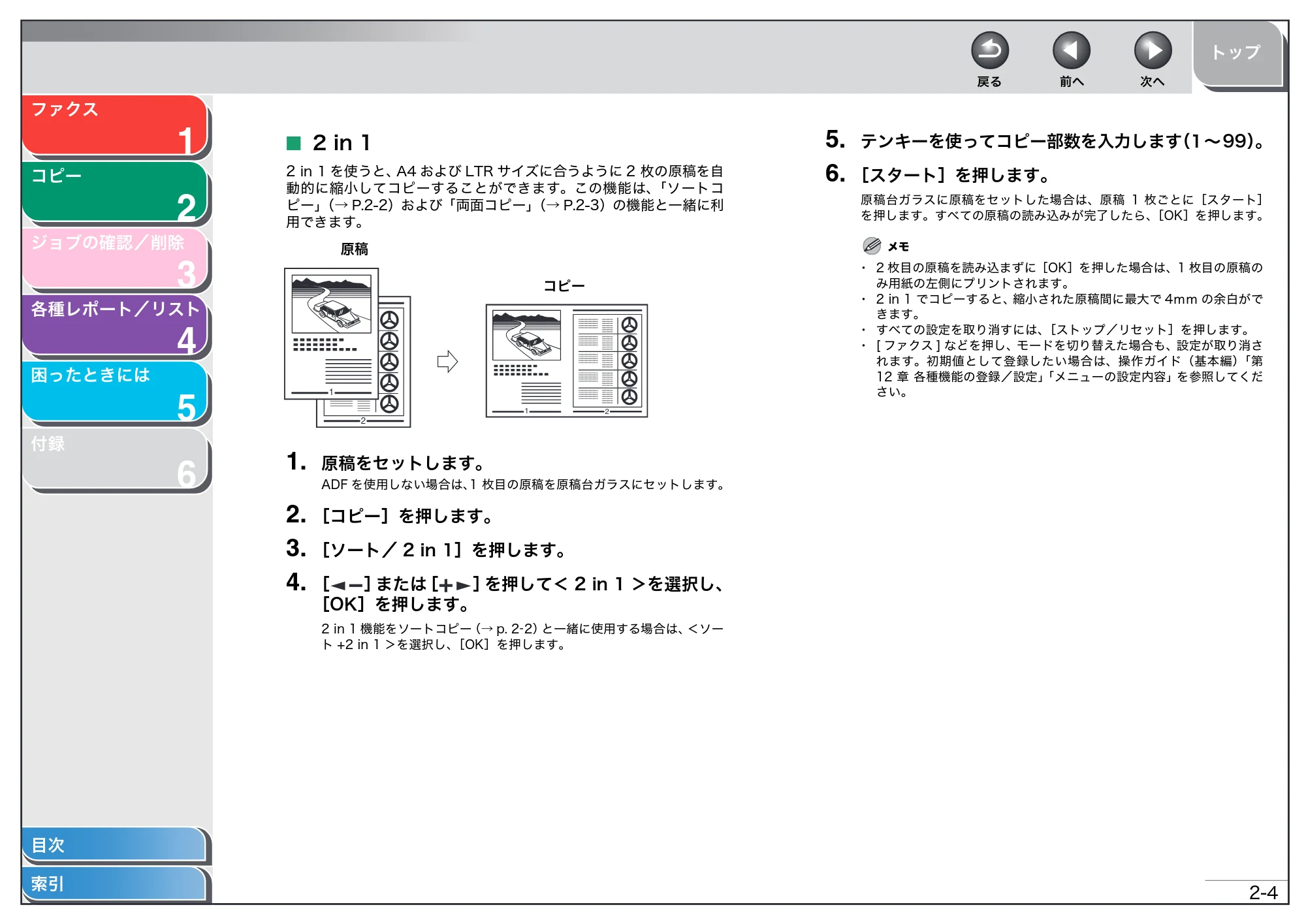 キヤノン MF4150/MF4130/MF4120 操作ガイド (応用編) (PDF形式/1.74Mバイト) — 2 in 1 — 原本ページ — 28ページ