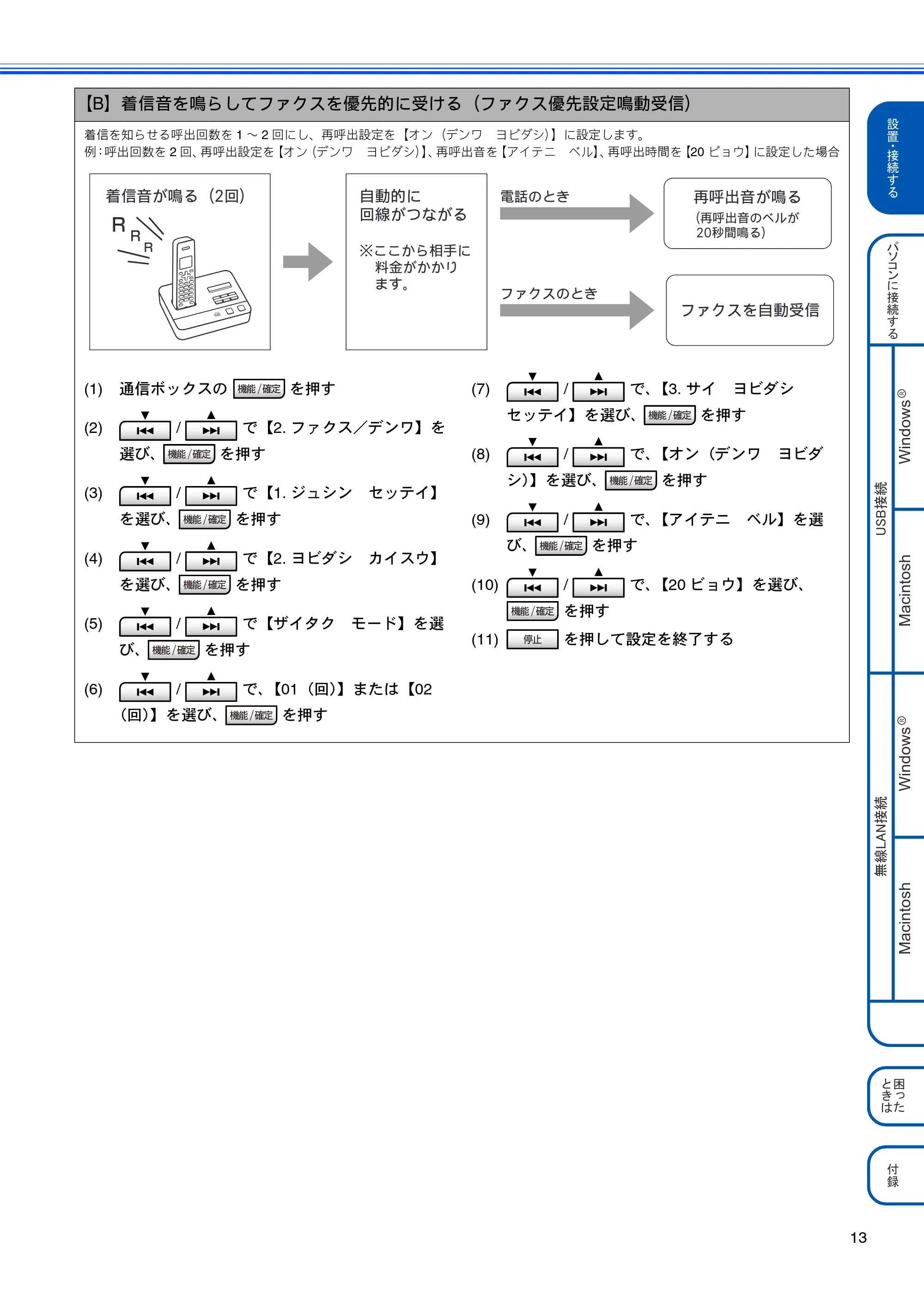 ブラザー MFC-J850DN / MFC-J850DWN かんたん設置ガイド — 原本ページ — 15ページ
