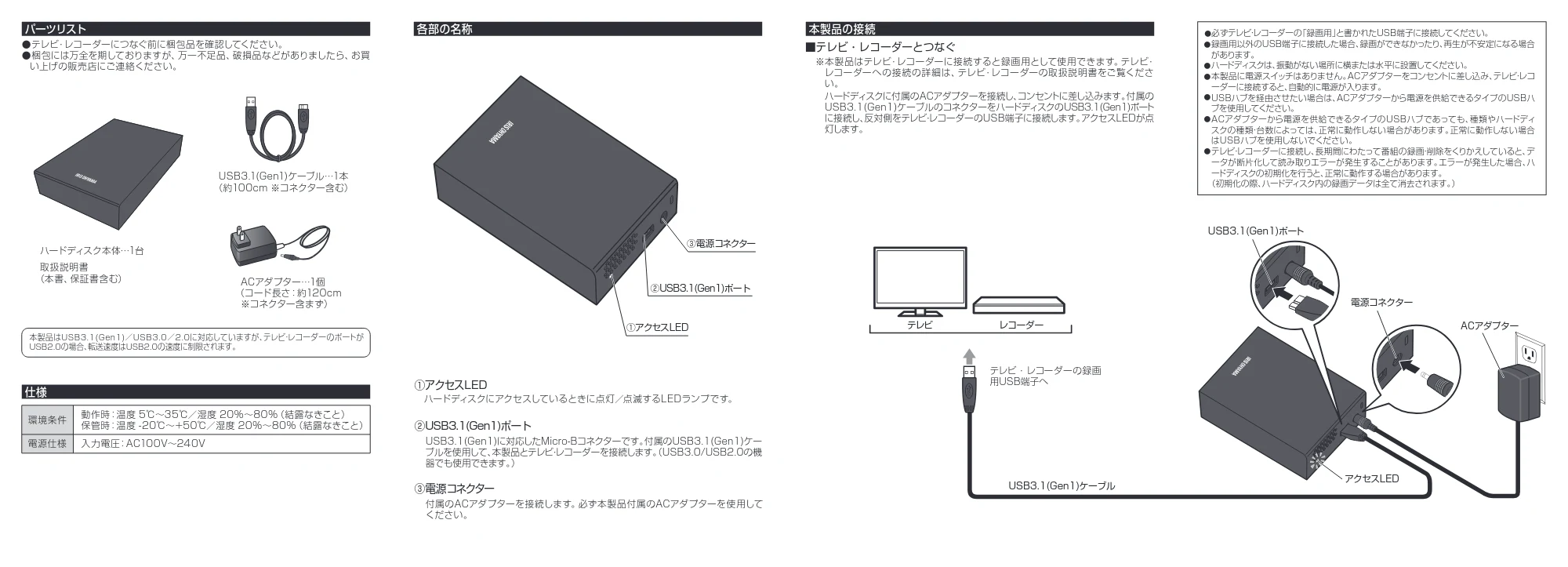 アイリスオーヤマ HD-IR3-V1 取扱説明書 — 原本ページ — 2ページ