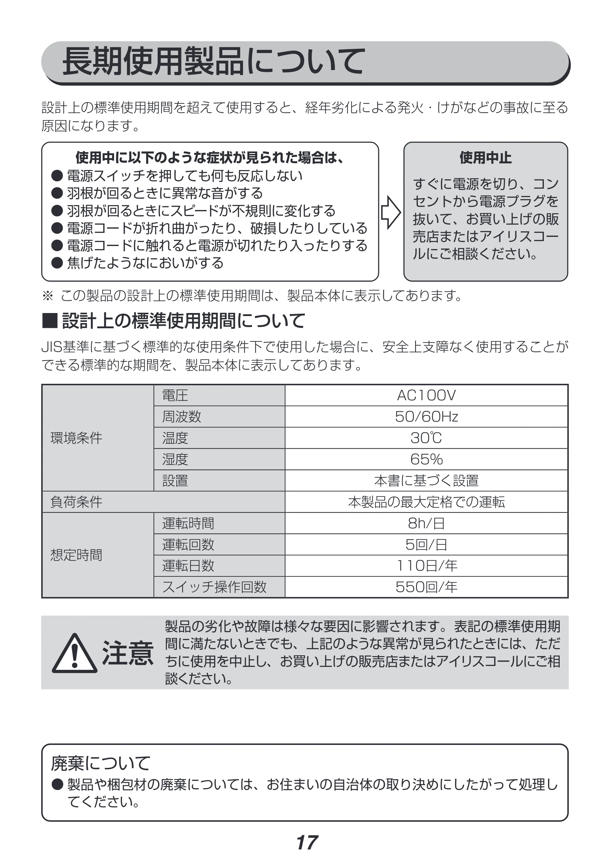アイリスオーヤマ PCF-SDC182TK 取扱説明書 — 原本ページ — 17ページ