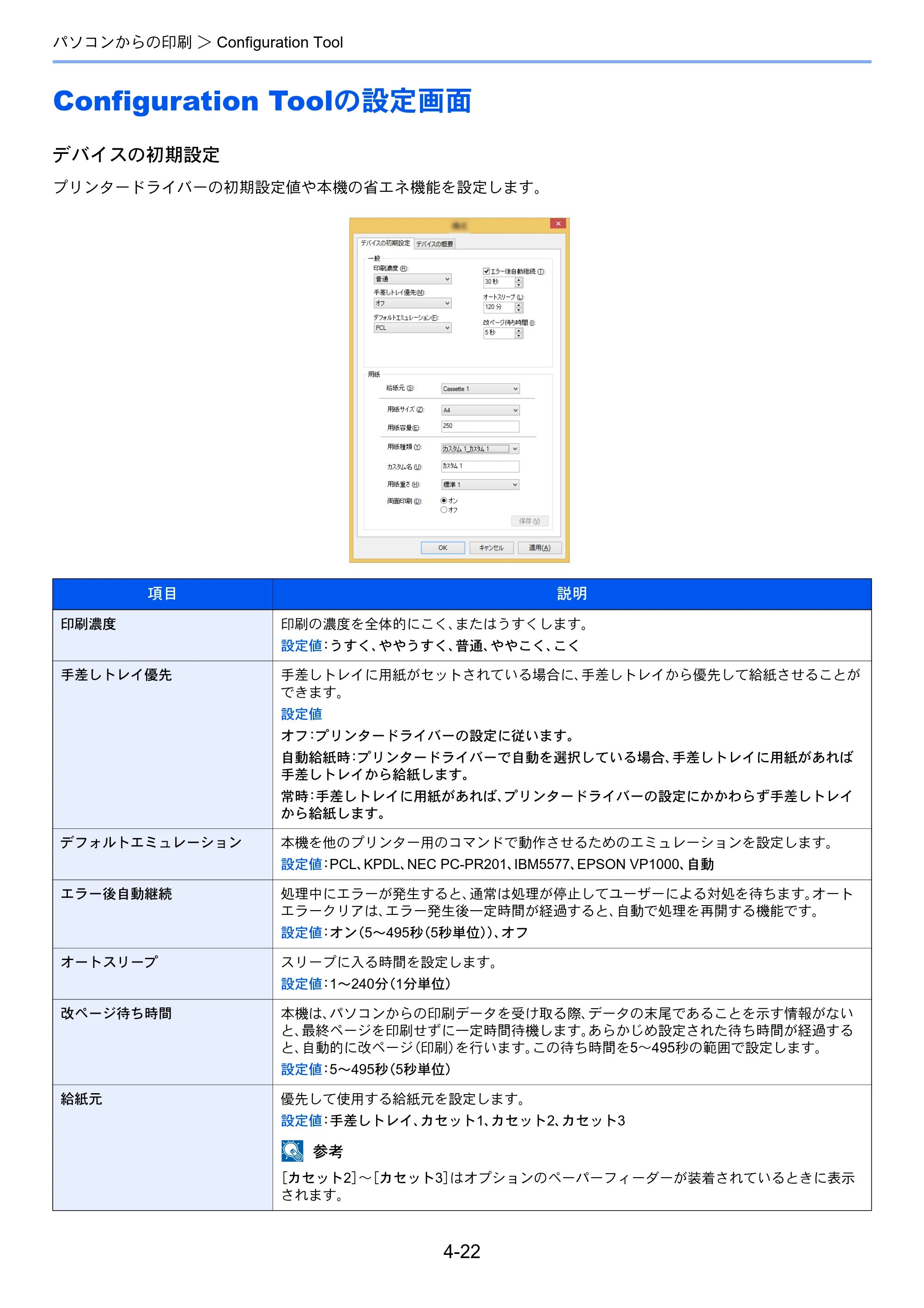 京セラ ECOSYS M2640idw ECOSYS M2640idw 使用説明書 — Configuration Toolの設定画面 — 原本ページ — 169ページ