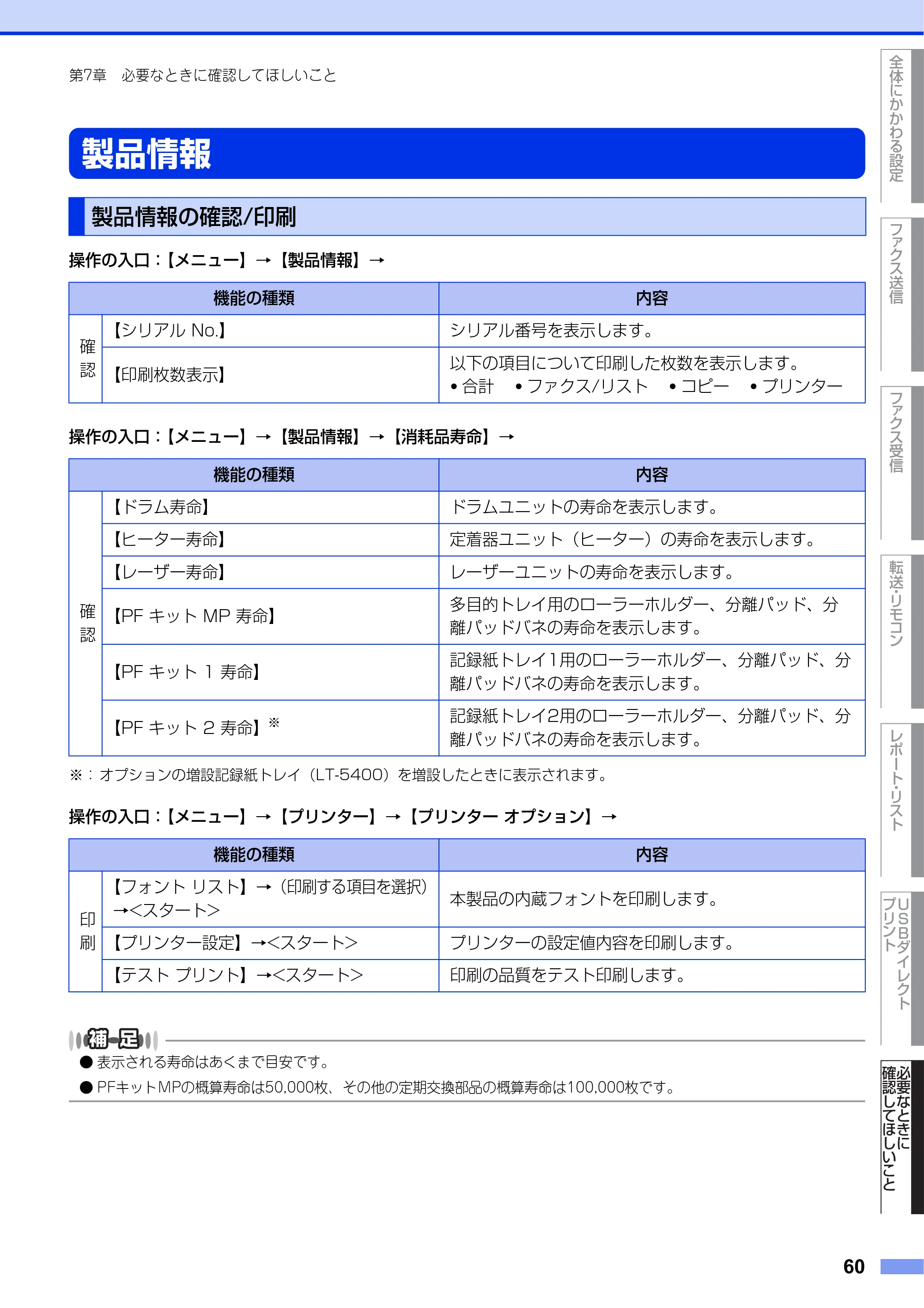 ブラザー MFC-8950DW ユーザーズガイド ～応用編～ — 製品情報 — 原本ページ — 60ページ