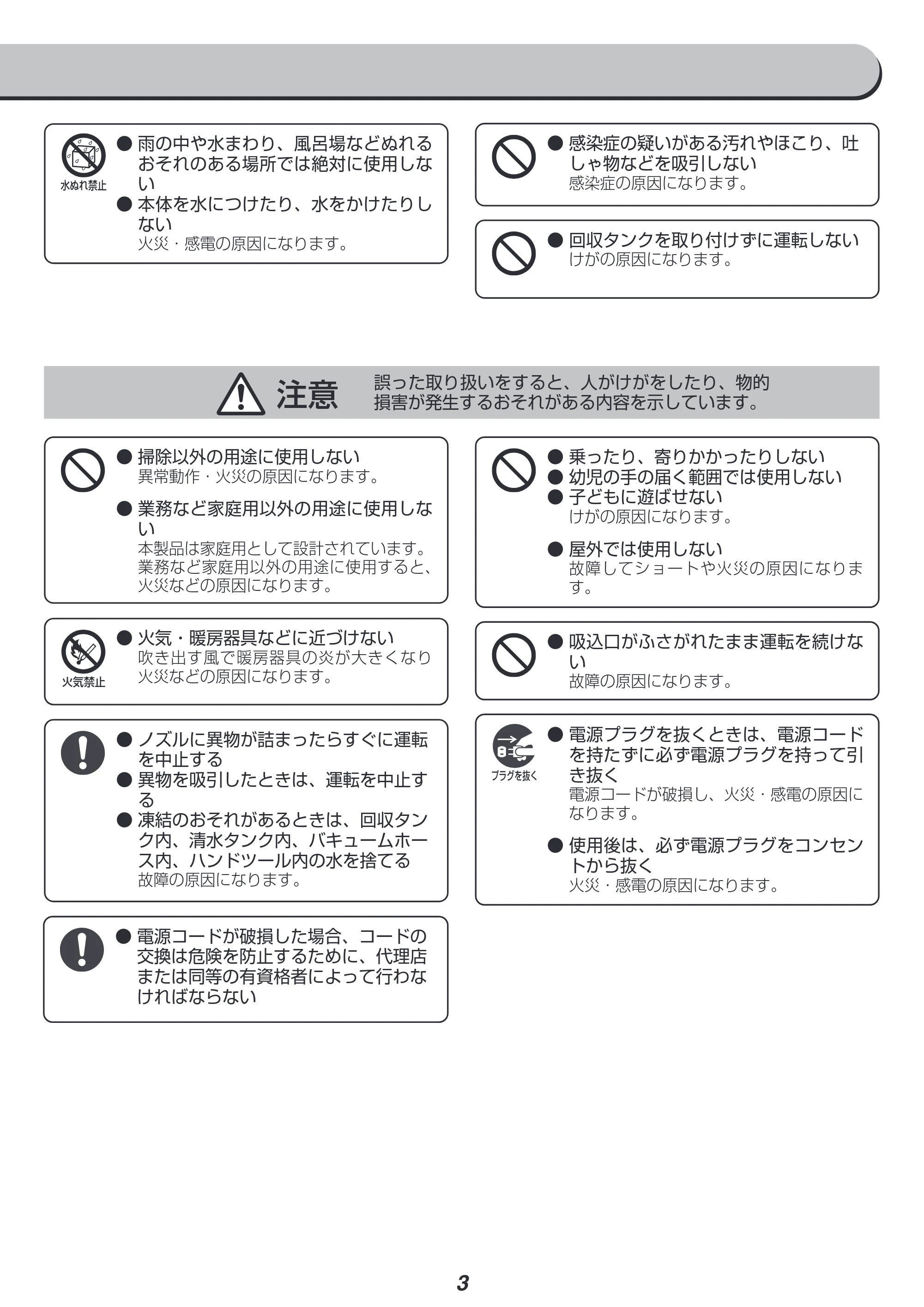 アイリスオーヤマ RNSK-P10 取扱説明書 — 原本ページ — 3ページ