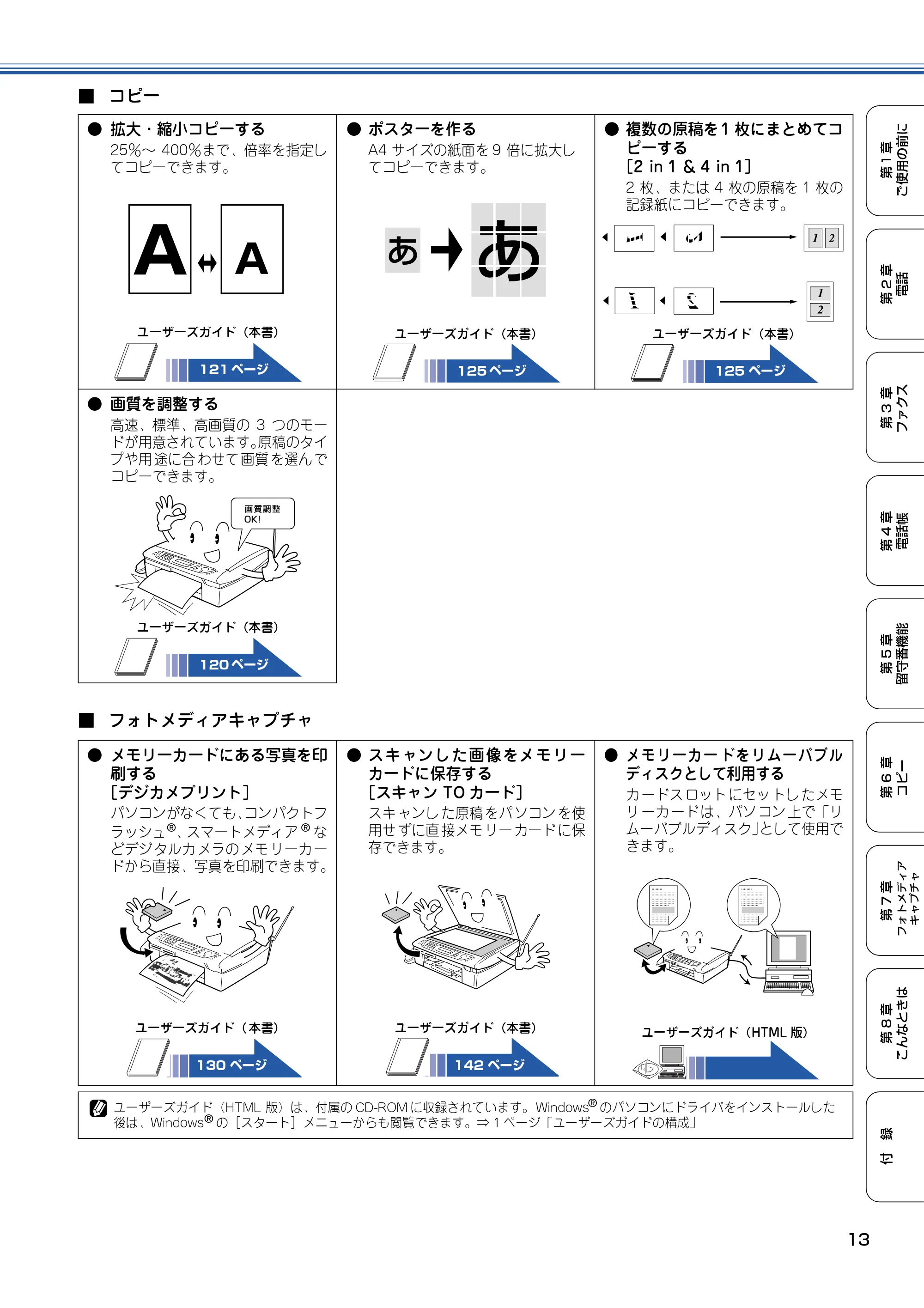 ブラザー MFC-615CL 取扱説明書(本体) — 原本ページ — 14ページ