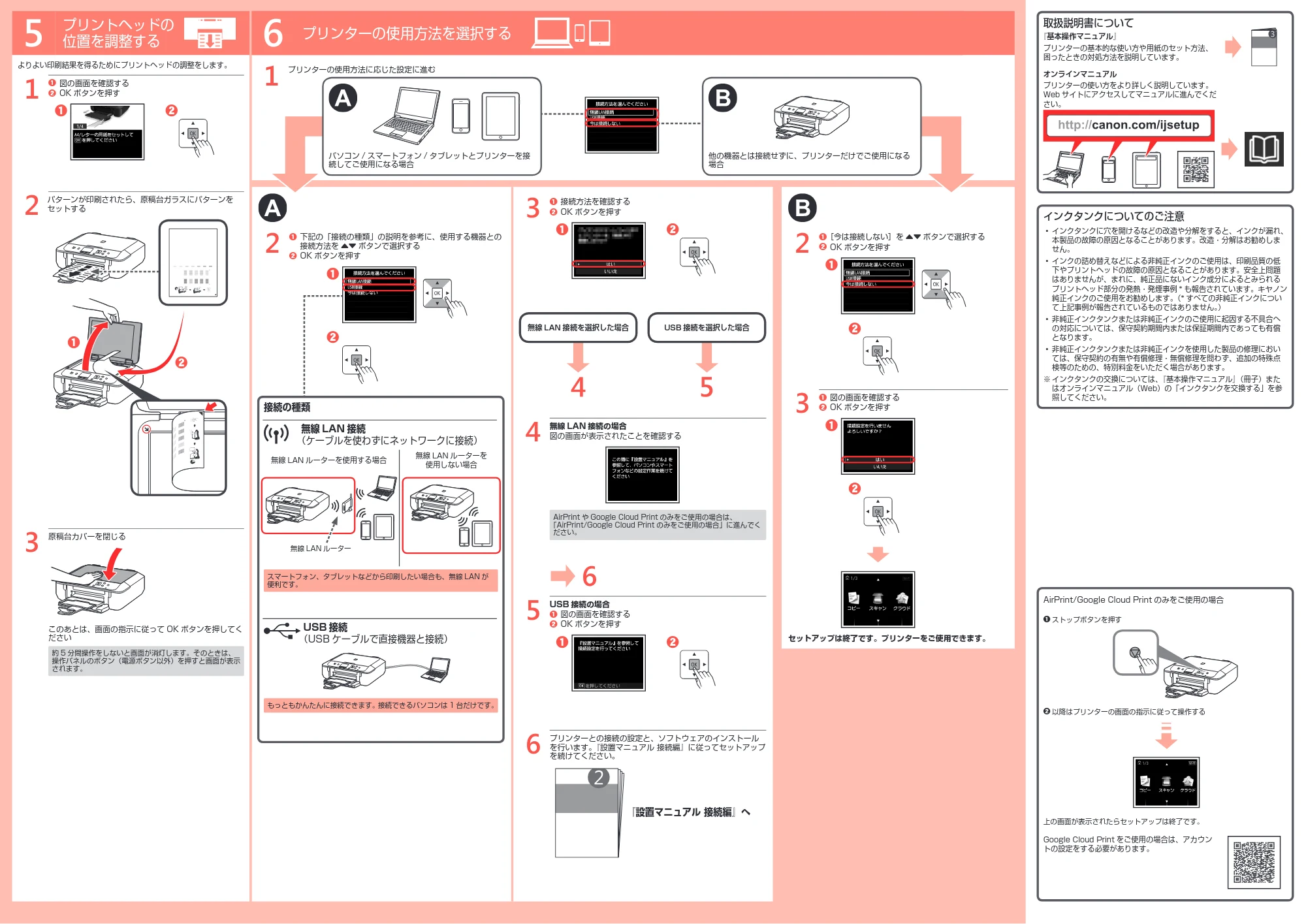 キヤノン PIXUS MG5730 設置マニュアル 本体編(PDF:1.51MB) — 原本ページ — 2ページ