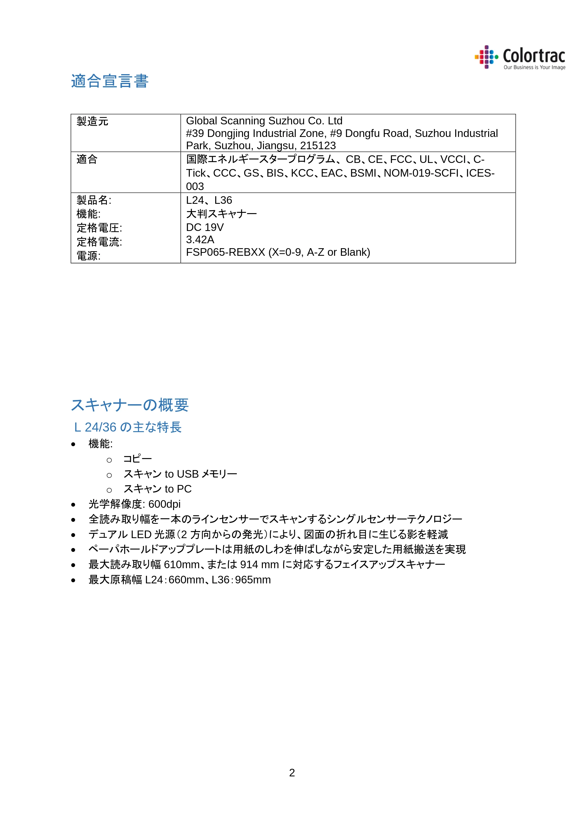キヤノン iPF670/770シリーズ・iPF-670/770 MFPシリーズ iPF670MFP／iPF770MFP 専用スキャナーユニットL24／L36取扱説明書 2019年8月22日掲載 （PDF形式／2.44Mバイト） — パッケージに含まれているもの — 原本ページ — 5ページ