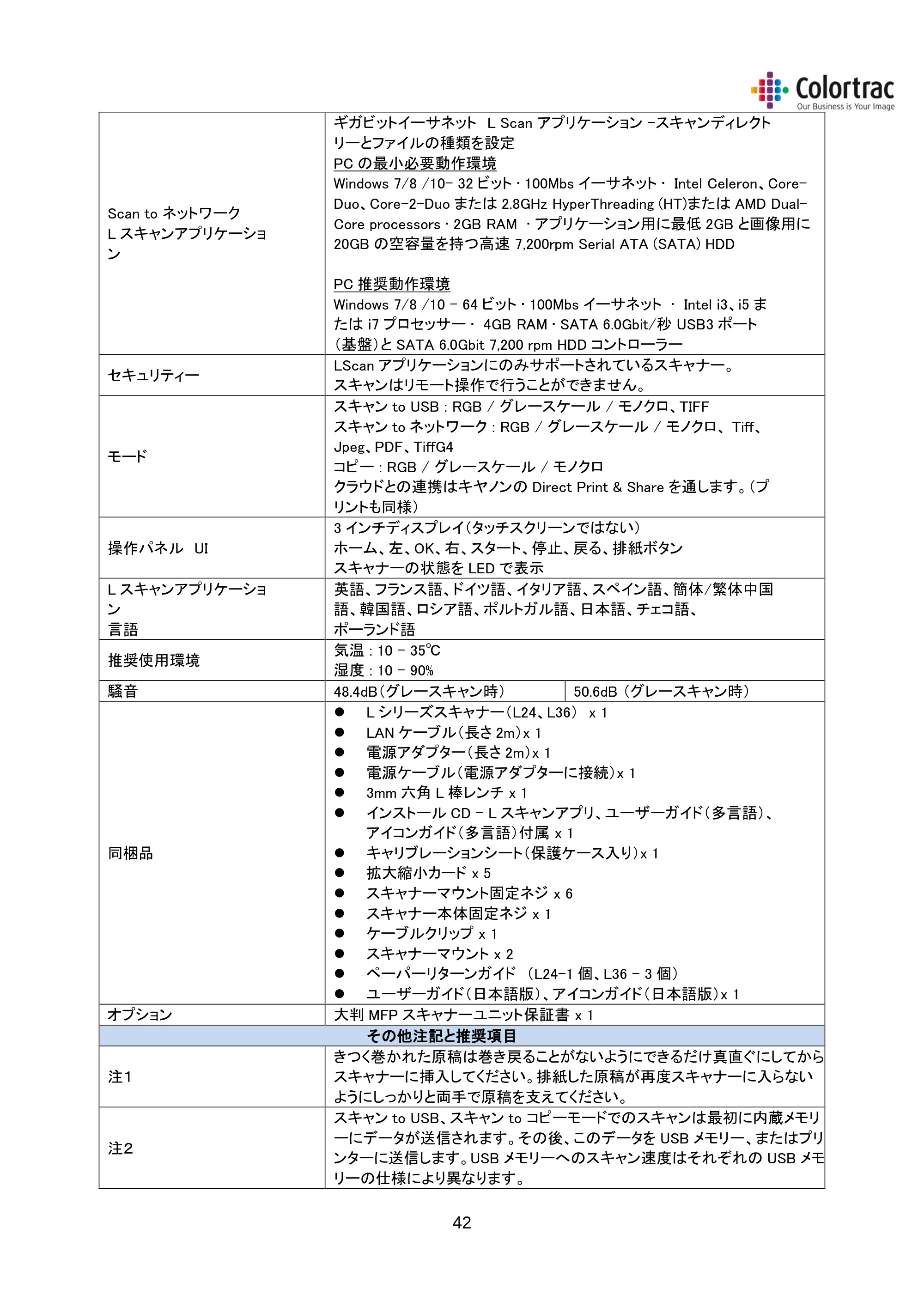 キヤノン iPF670/770シリーズ・iPF-670/770 MFPシリーズ iPF670MFP／iPF770MFP 専用スキャナーユニットL24／L36取扱説明書 2019年8月22日掲載 （PDF形式／2.44Mバイト） — 原本ページ — 45ページ
