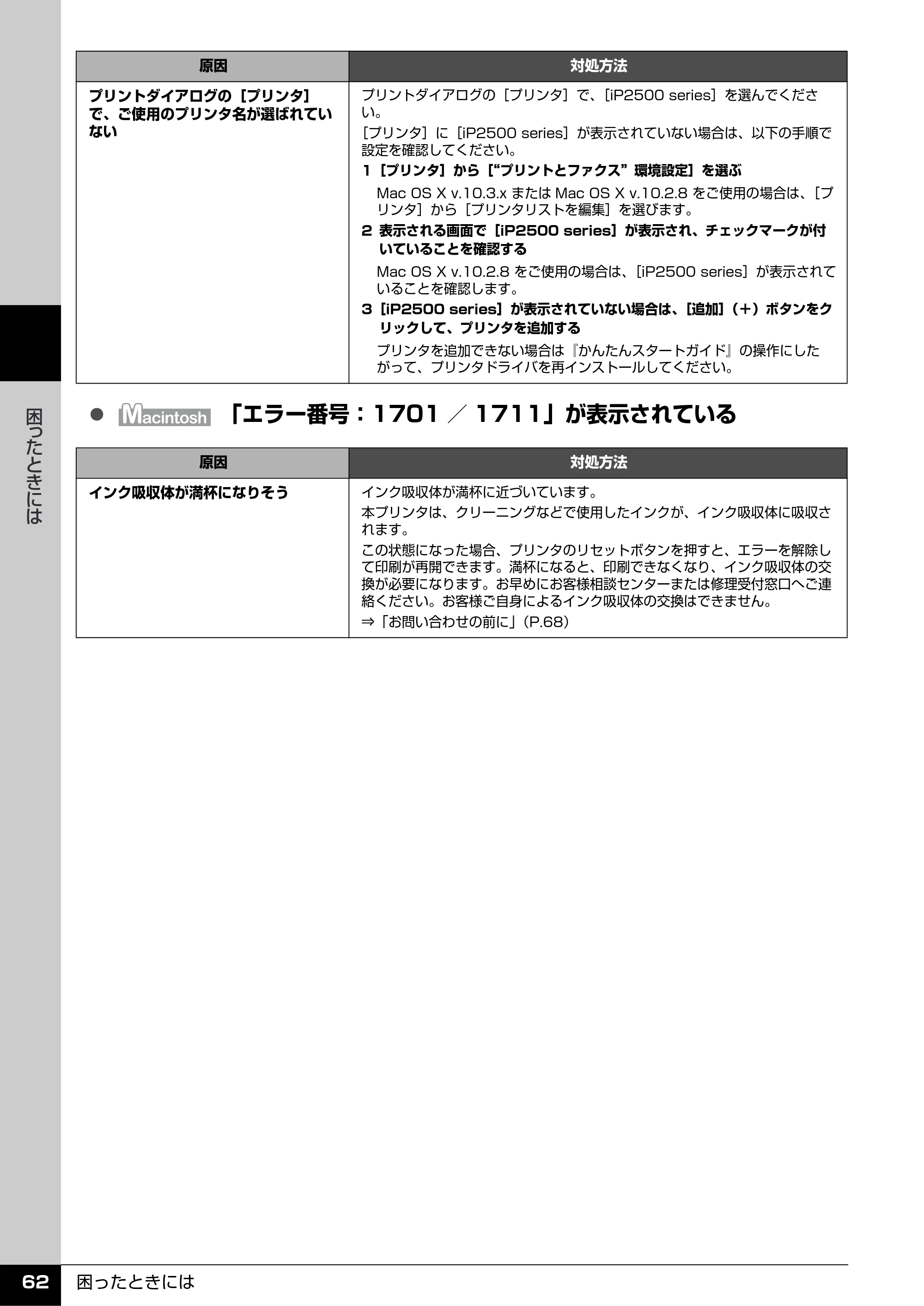 キヤノン PIXUS iP2500 操作ガイド (PDF形式/10.03Mバイト) — 原本ページ — 63ページ