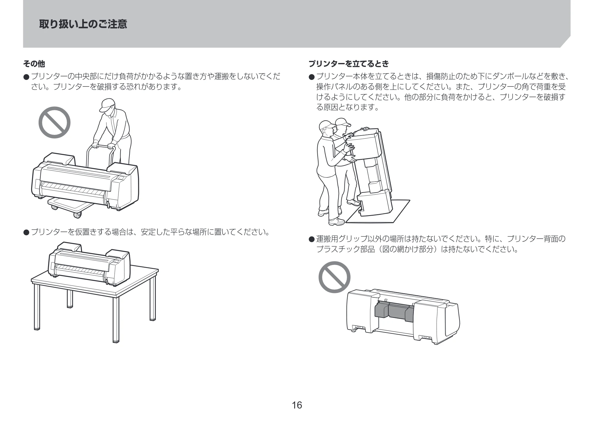 キヤノン GP-6600S・GP-4600S・GP-2600S GP-6600S・GP-4600S・GP-2600S 設置ガイド 2024年4月11日掲載（PDF：2.55MB） — 原本ページ — 16ページ