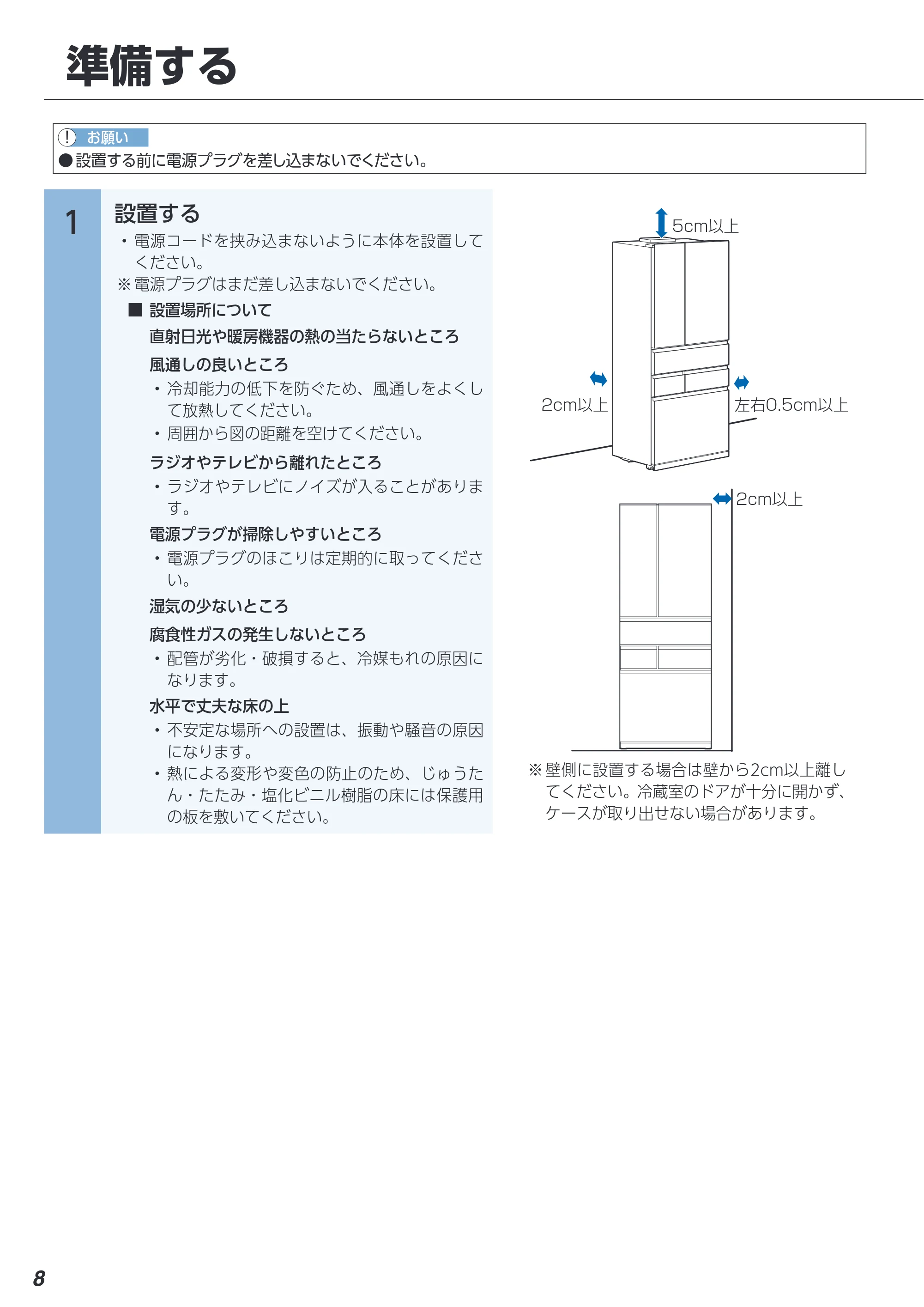 アイリスオーヤマ IRGN-45A 取扱説明書 — 原本ページ — 8ページ