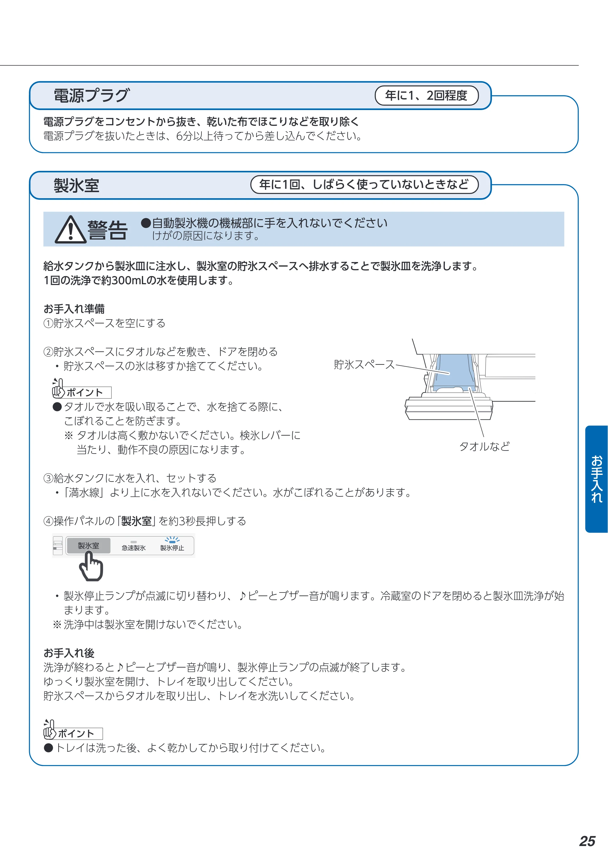 アイリスオーヤマ IRGN-45A 取扱説明書 — 原本ページ — 25ページ