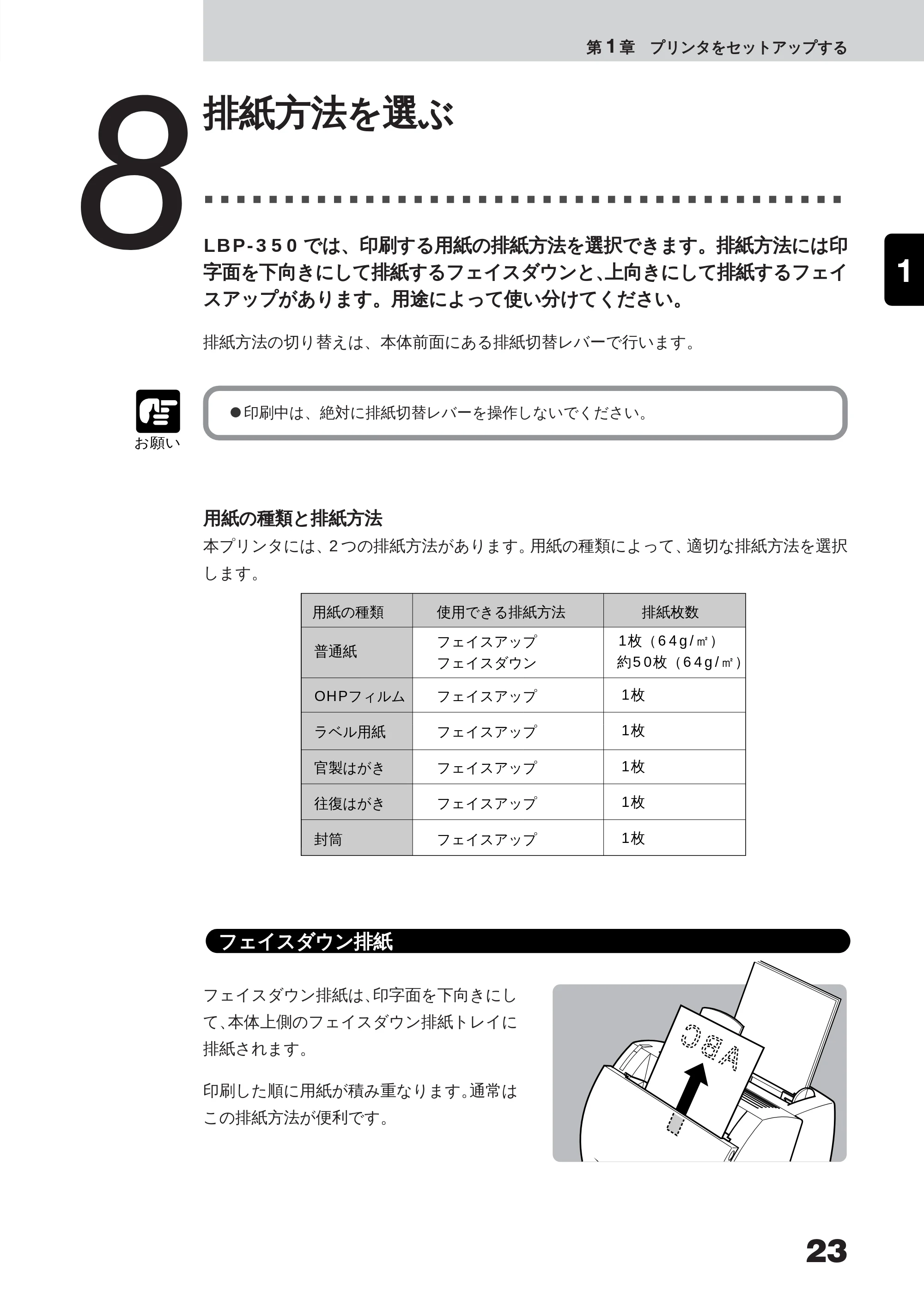 キヤノン LBP-350 ユーザーズガイド （PDF形式／5.1Mバイト） — 原本ページ — 41ページ
