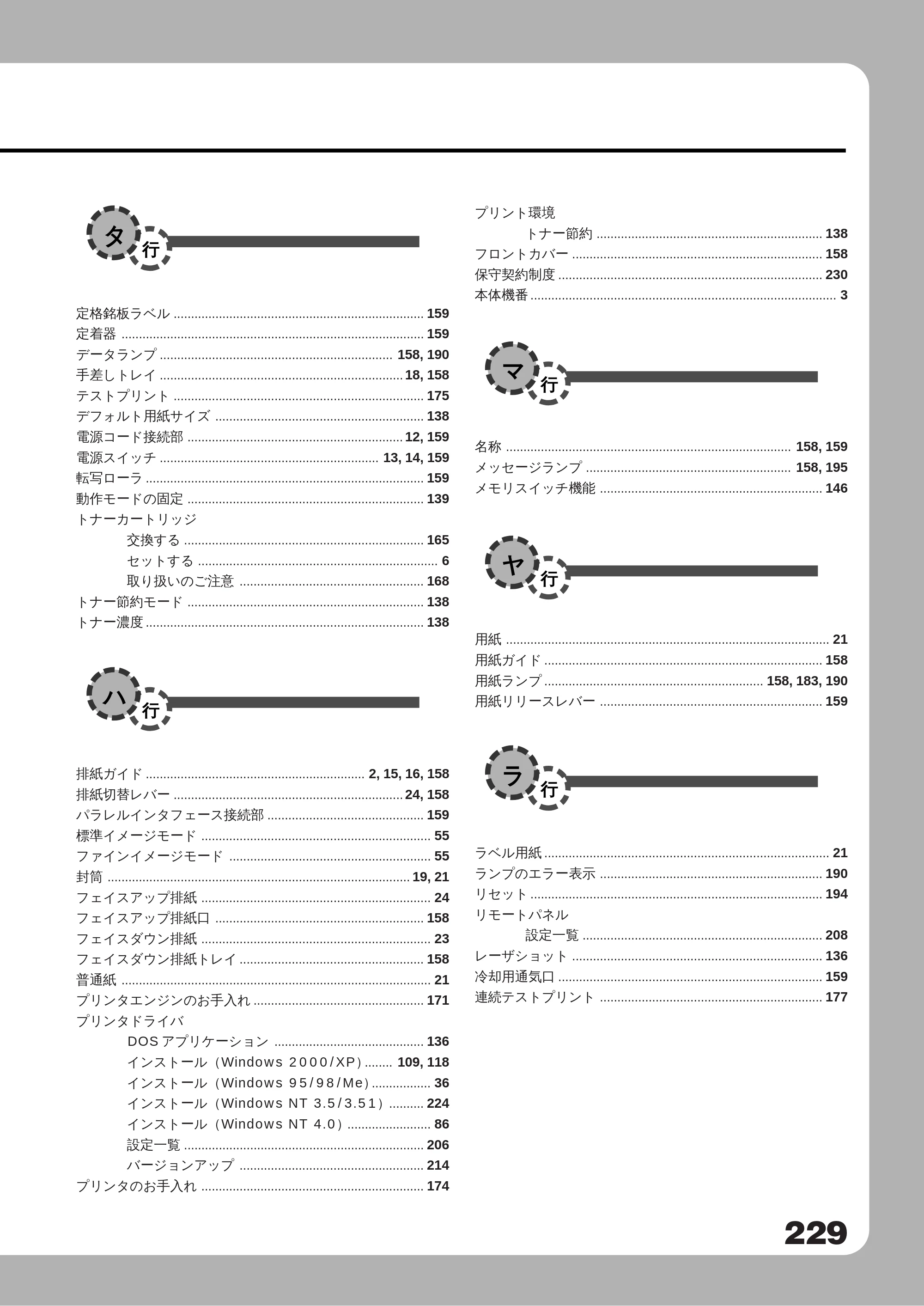 キヤノン LBP-350 ユーザーズガイド （PDF形式／5.1Mバイト） — 原本ページ — 247ページ