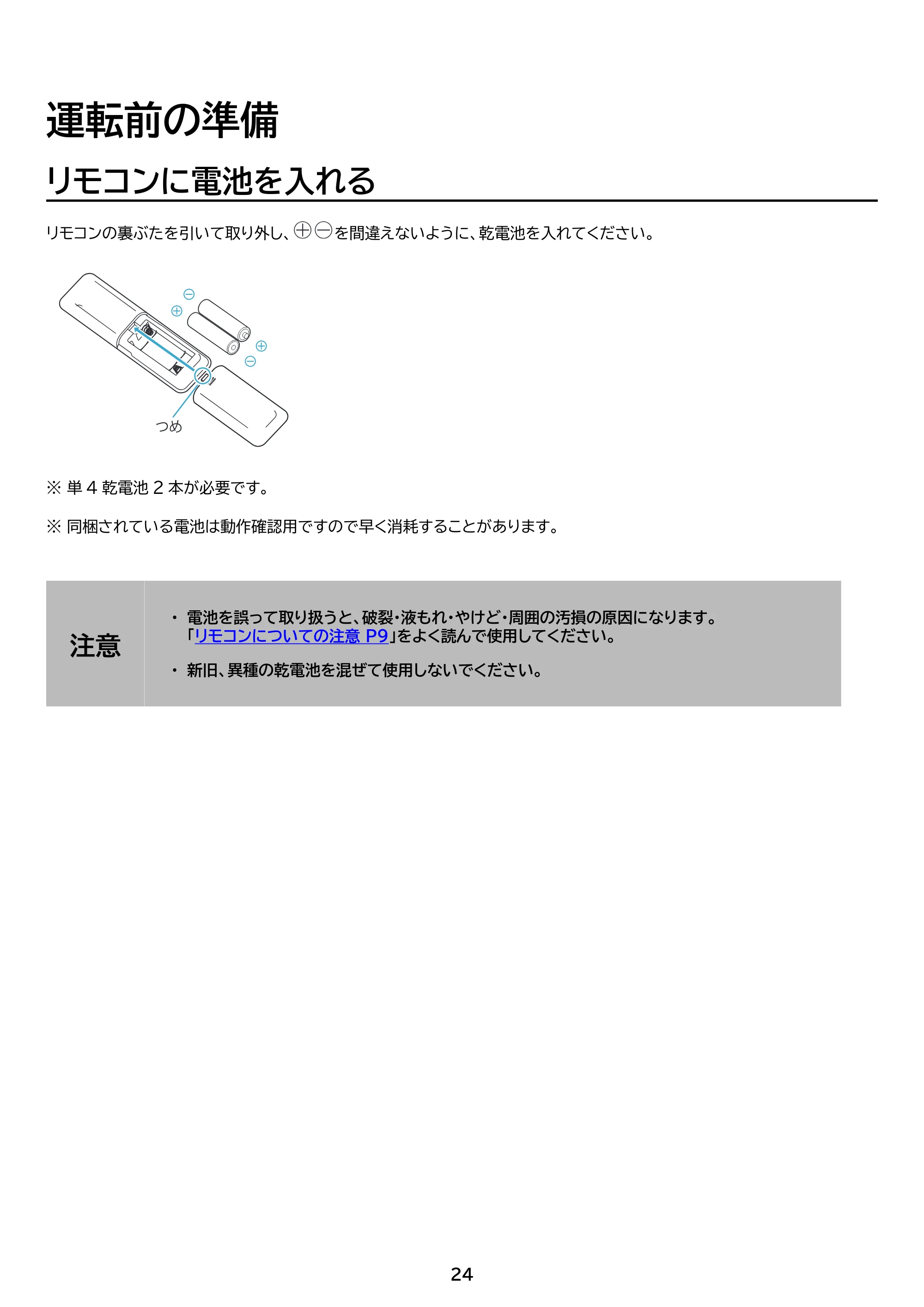 アイリスオーヤマ IPA-2324S 取扱説明書 — 原本ページ — 24ページ
