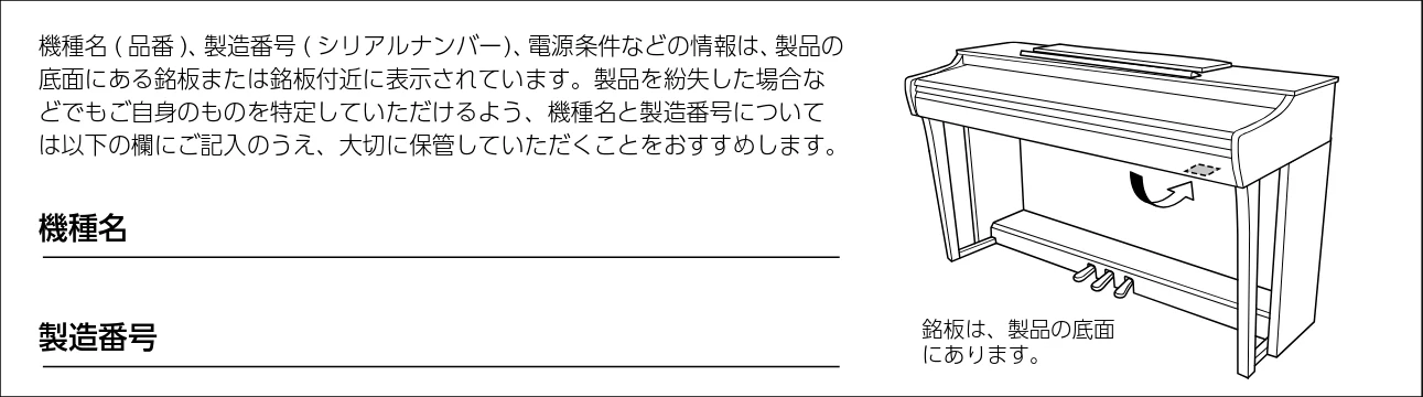 ヤマハ CLP-825 CLP-825 取扱説明書 — 9 CLP-825 取扱説明書 — 図版 9-1 — 9ページ