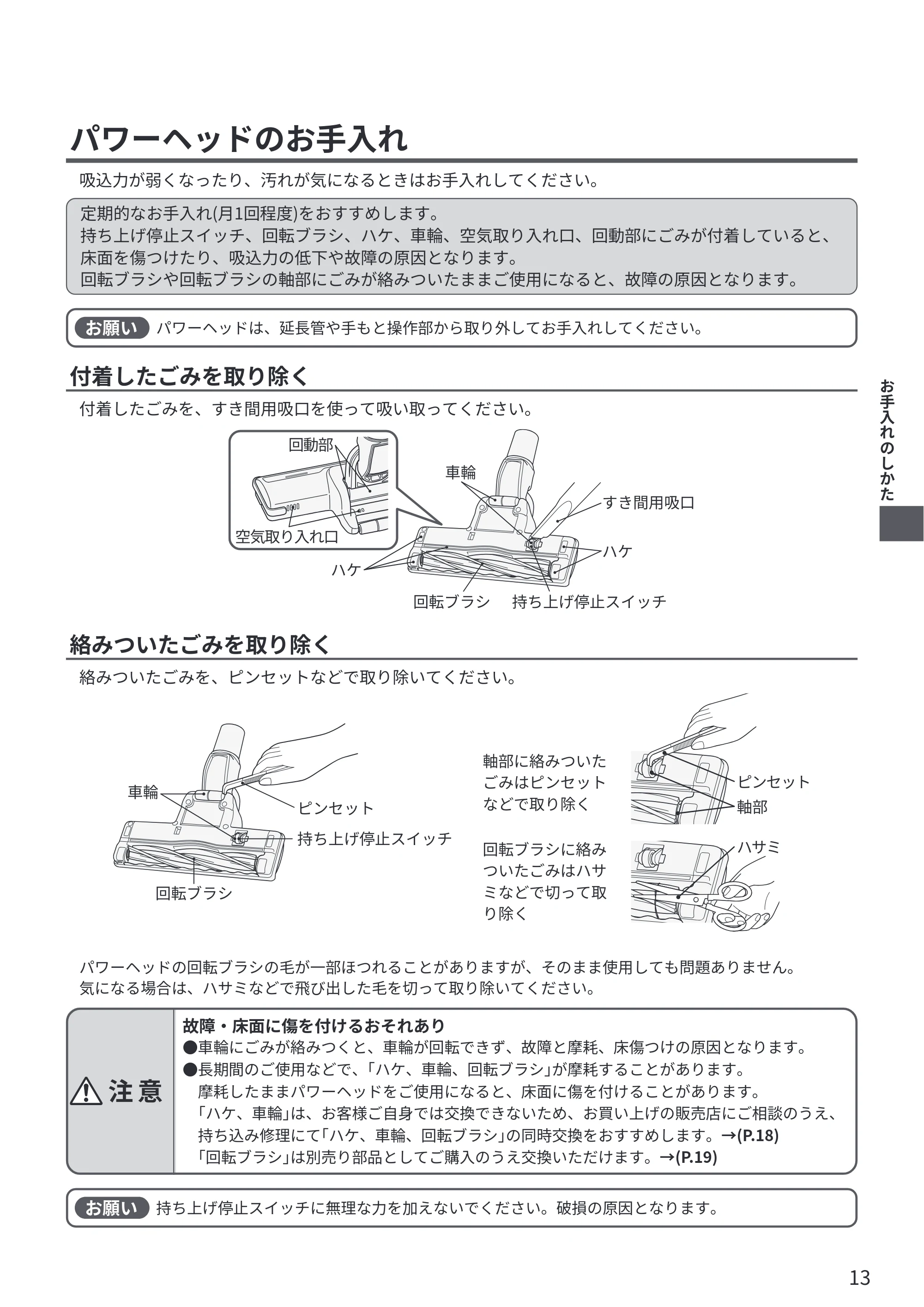 日立 CV-KP90P 取扱説明書 — 原本ページ — 13ページ