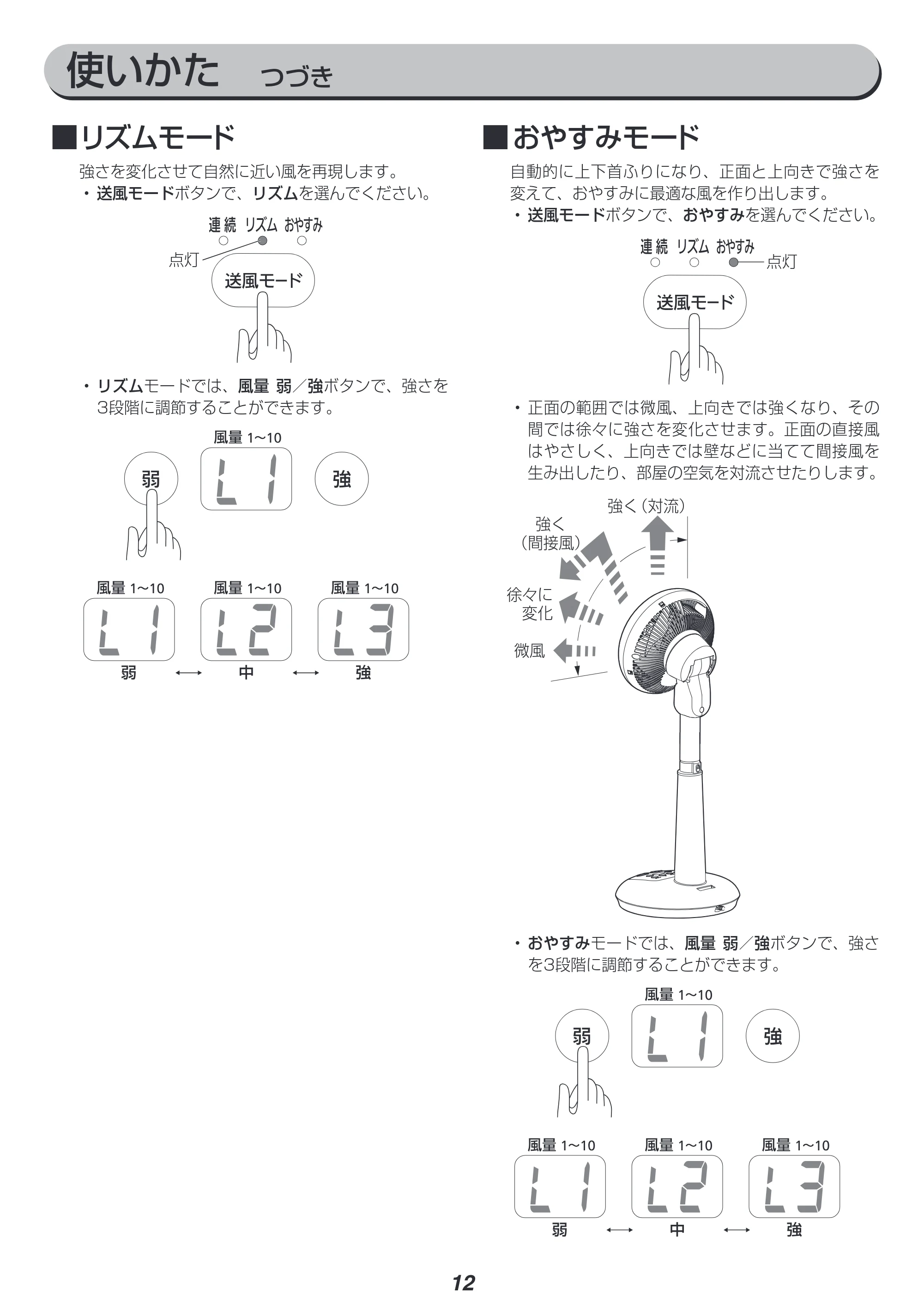 アイリスオーヤマ STF-DC18T 取扱説明書 — 原本ページ — 12ページ
