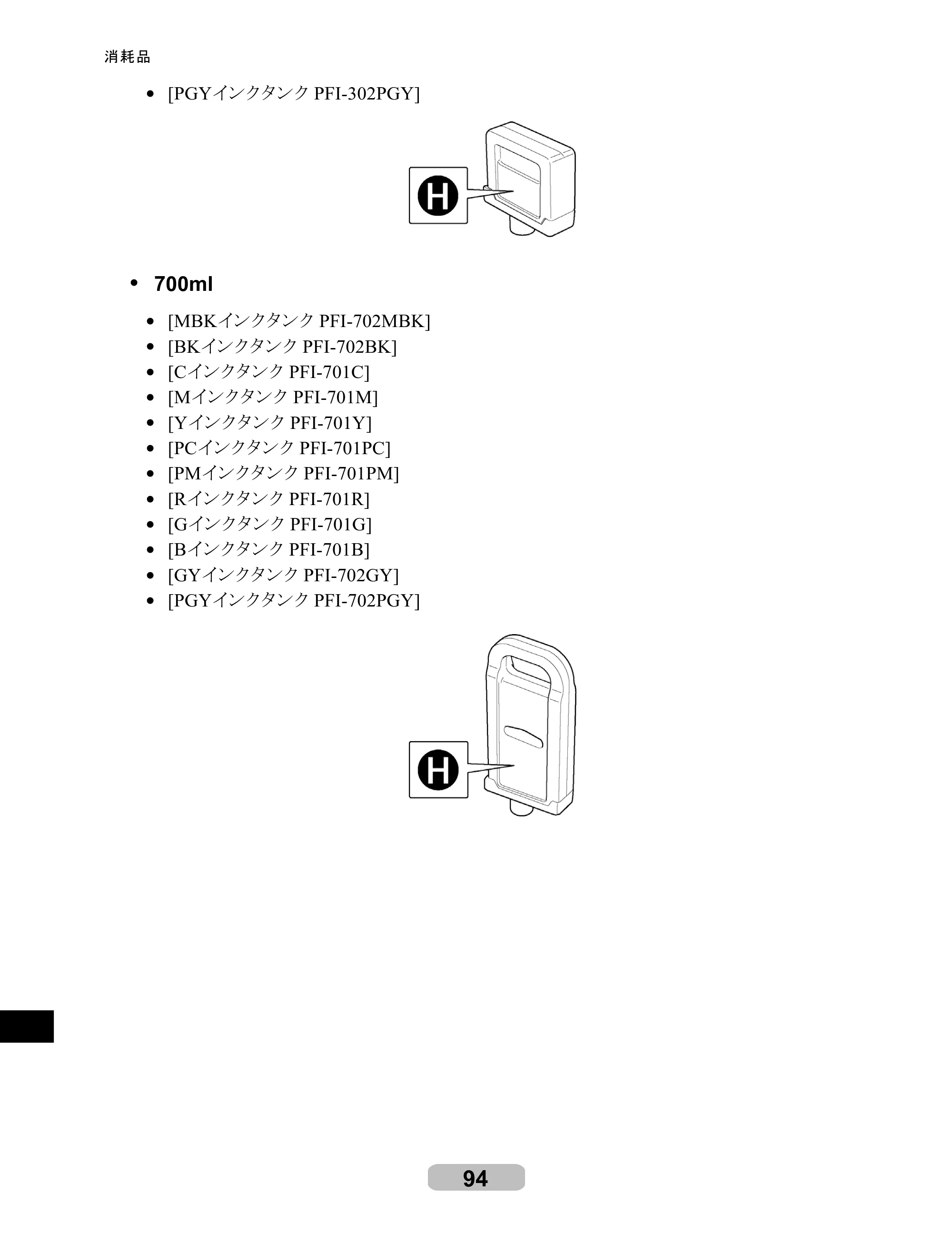 キヤノン iPF8000S/8100/9000S/9100 リファレンスガイド （PDF形式／4.43Mバイト） — 原本ページ — 94ページ