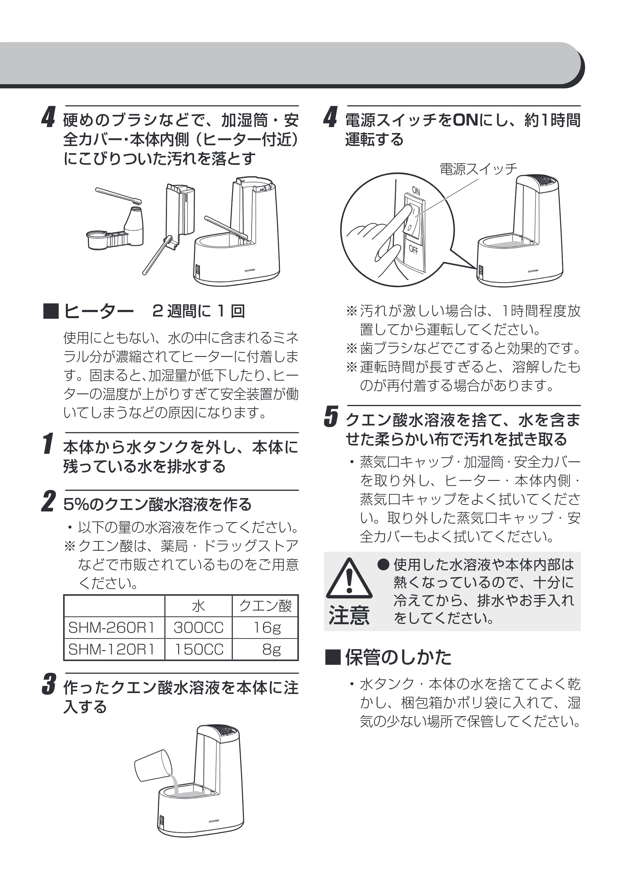 アイリスオーヤマ SHM-120R1 取扱説明書 — 原本ページ — 13ページ