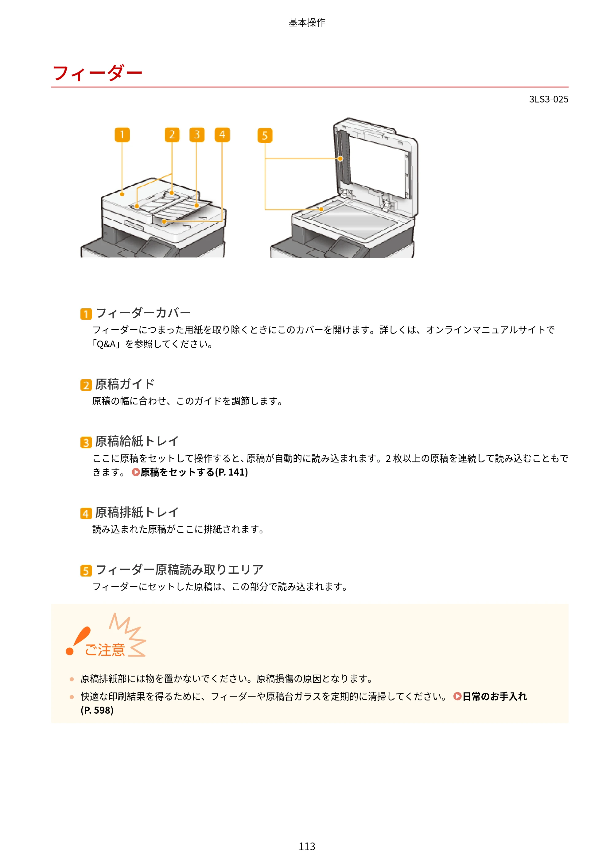 キヤノン MF745Cdw・MF743Cdw・MF741Cdw・MF644Cdw・MF642Cdw ユーザーズガイド 2021年12月2日掲載（PDF：6.75MB） — フィーダー — 原本ページ — 121ページ