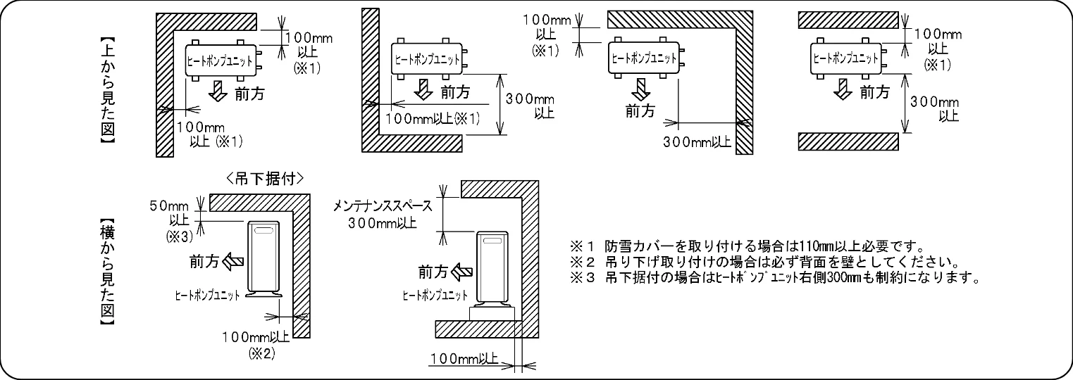 日立 BHP-F37EUK / BHP-F46EUK 工事説明書 — 5.据付工事 — 図版 4-1 — 4ページ