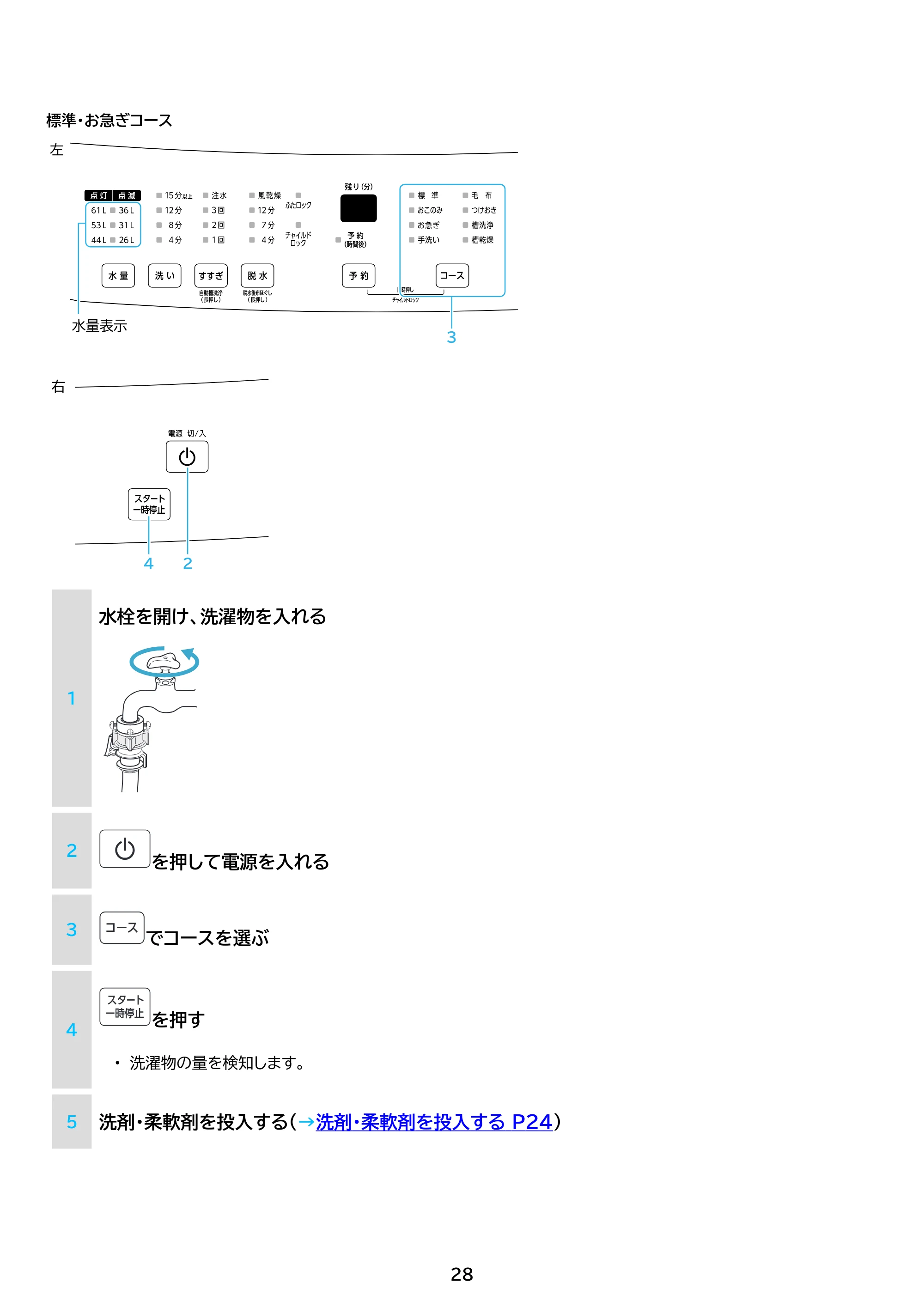 アイリスオーヤマ ITW-80B01 取扱説明書 — 原本ページ — 28ページ