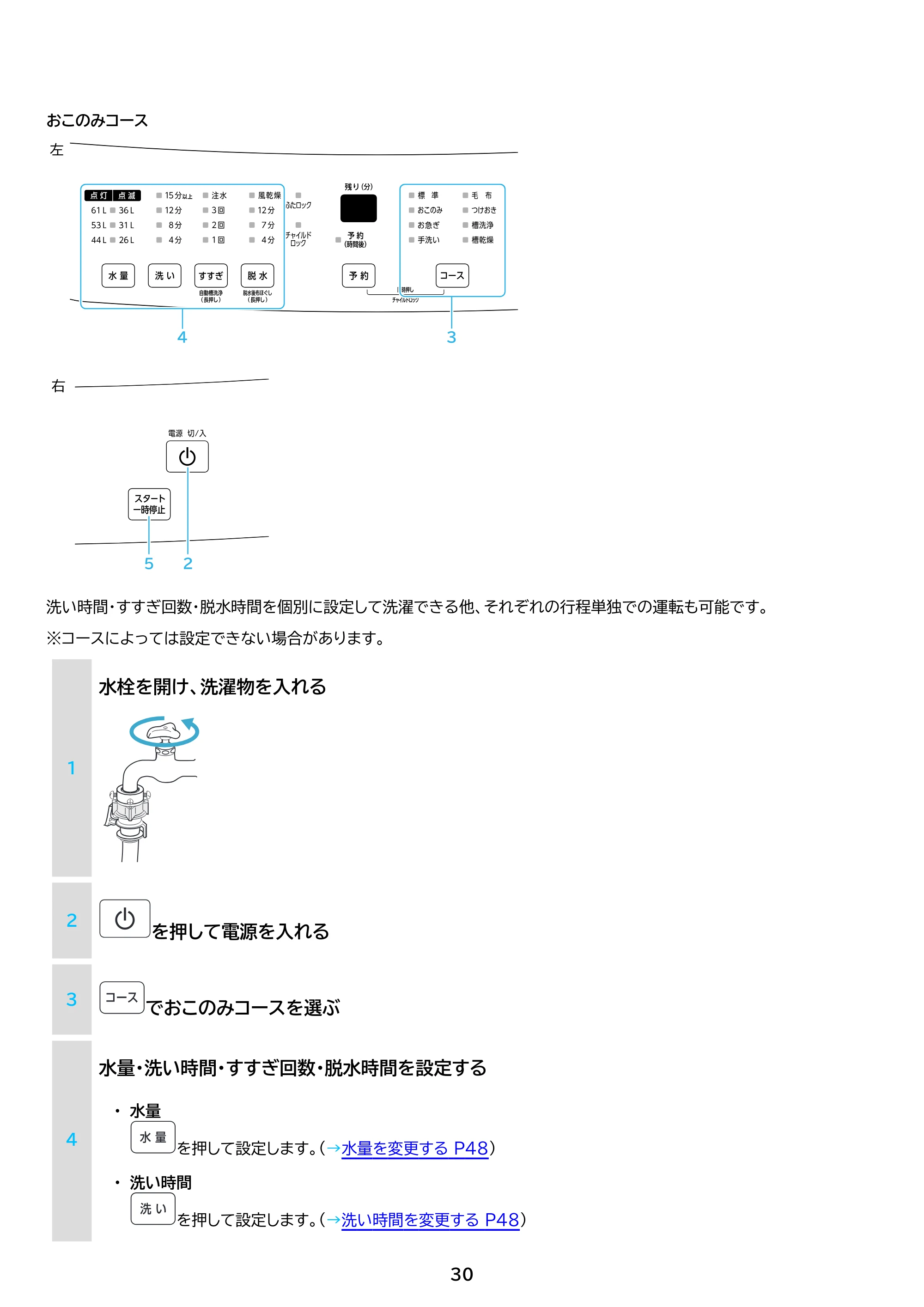 アイリスオーヤマ ITW-80B01 取扱説明書 — 原本ページ — 30ページ