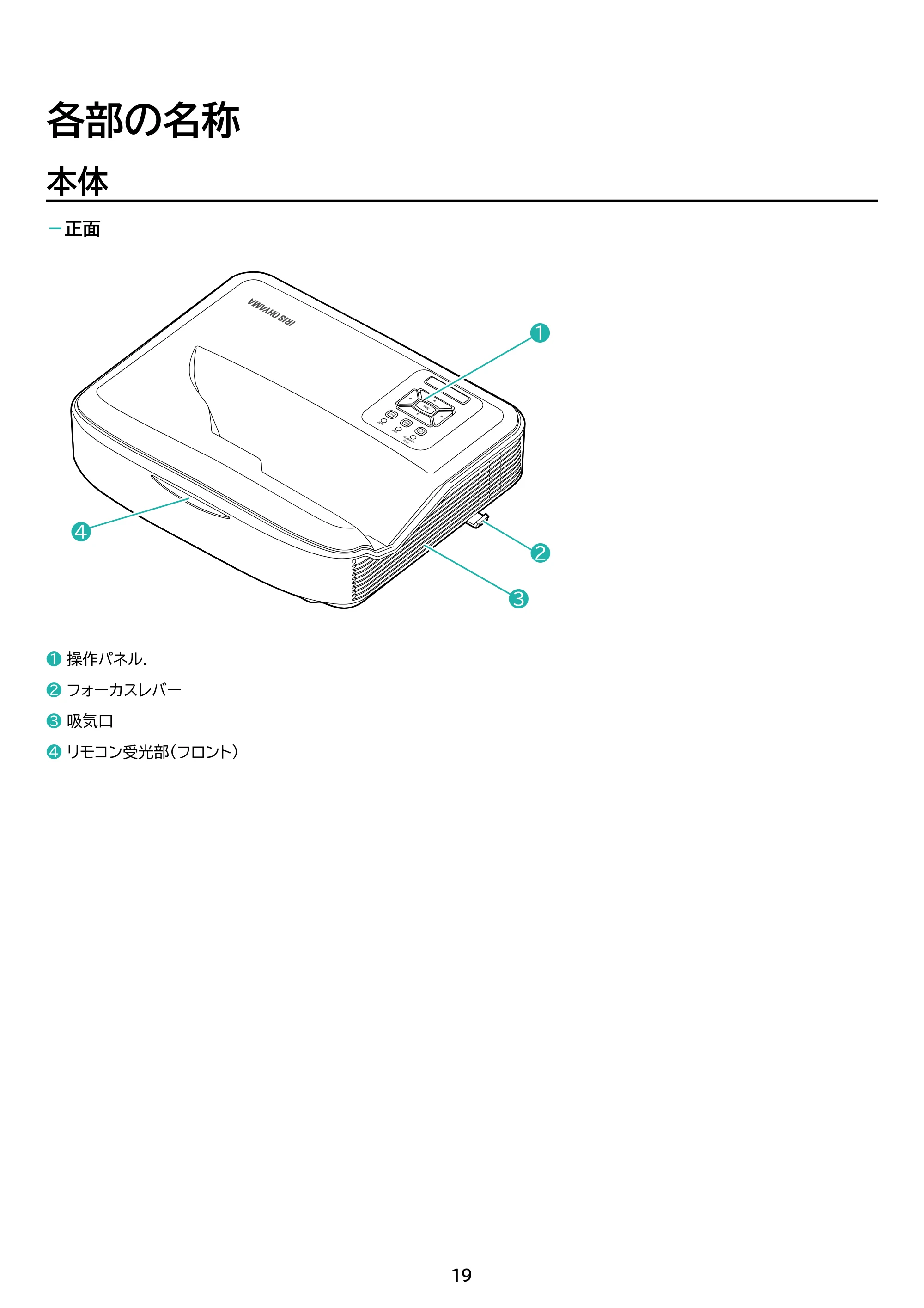 アイリスオーヤマ IP-AW400W 取扱説明書 — 原本ページ — 19ページ