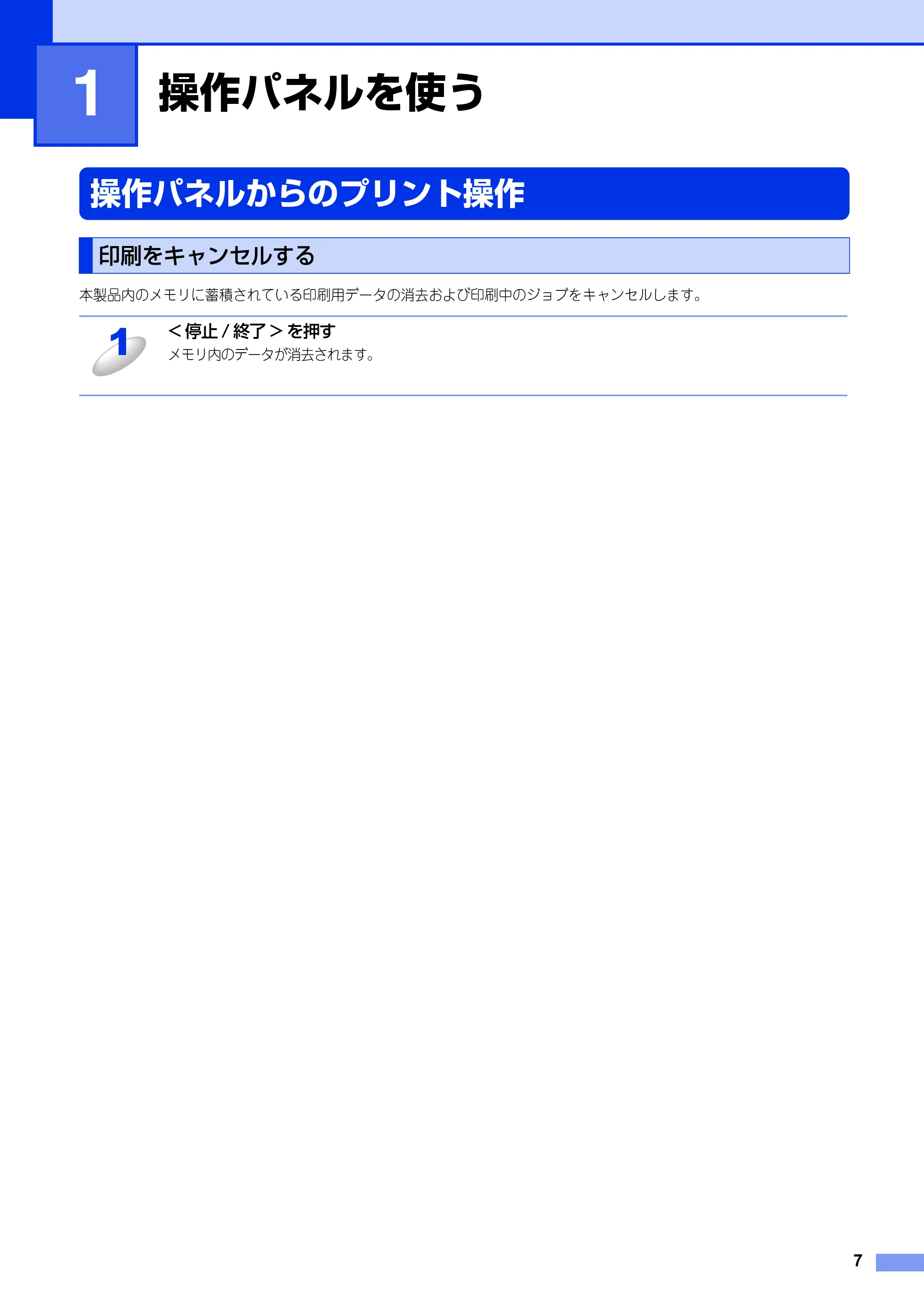 ブラザー FAX-2840 ユーザーズガイド ~パソコン活用編~ — 第1章 操作パネルを使う — 原本ページ — 8ページ