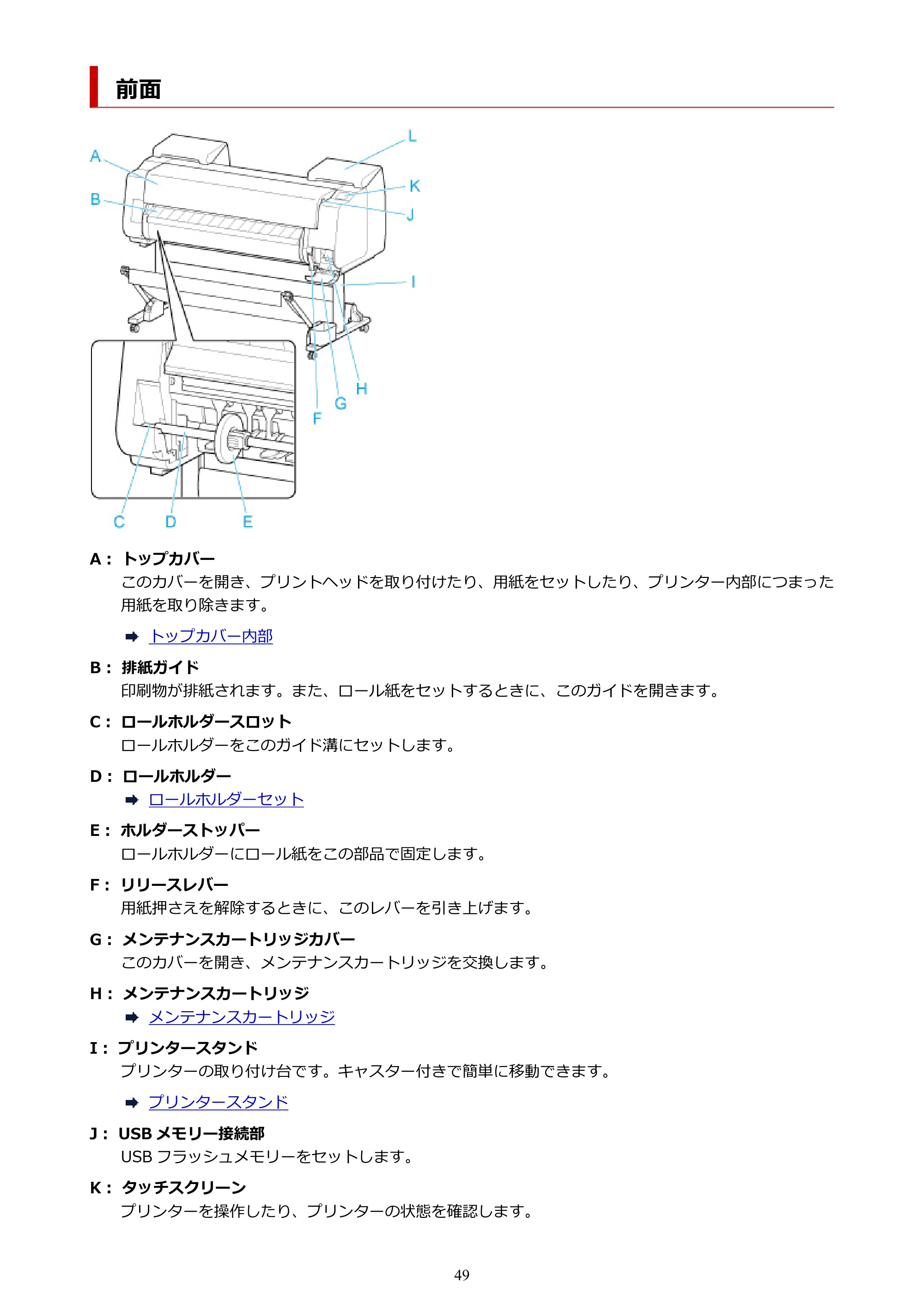 キヤノン PRO-6600・PRO-4600・PRO-2600 PRO-6600・PRO-4600・PRO-2600 (PDF) 電子マニュアル(Windows)2024年4月11日掲載(PDF:9.71MB) — 前面 — 原本ページ — 49ページ
