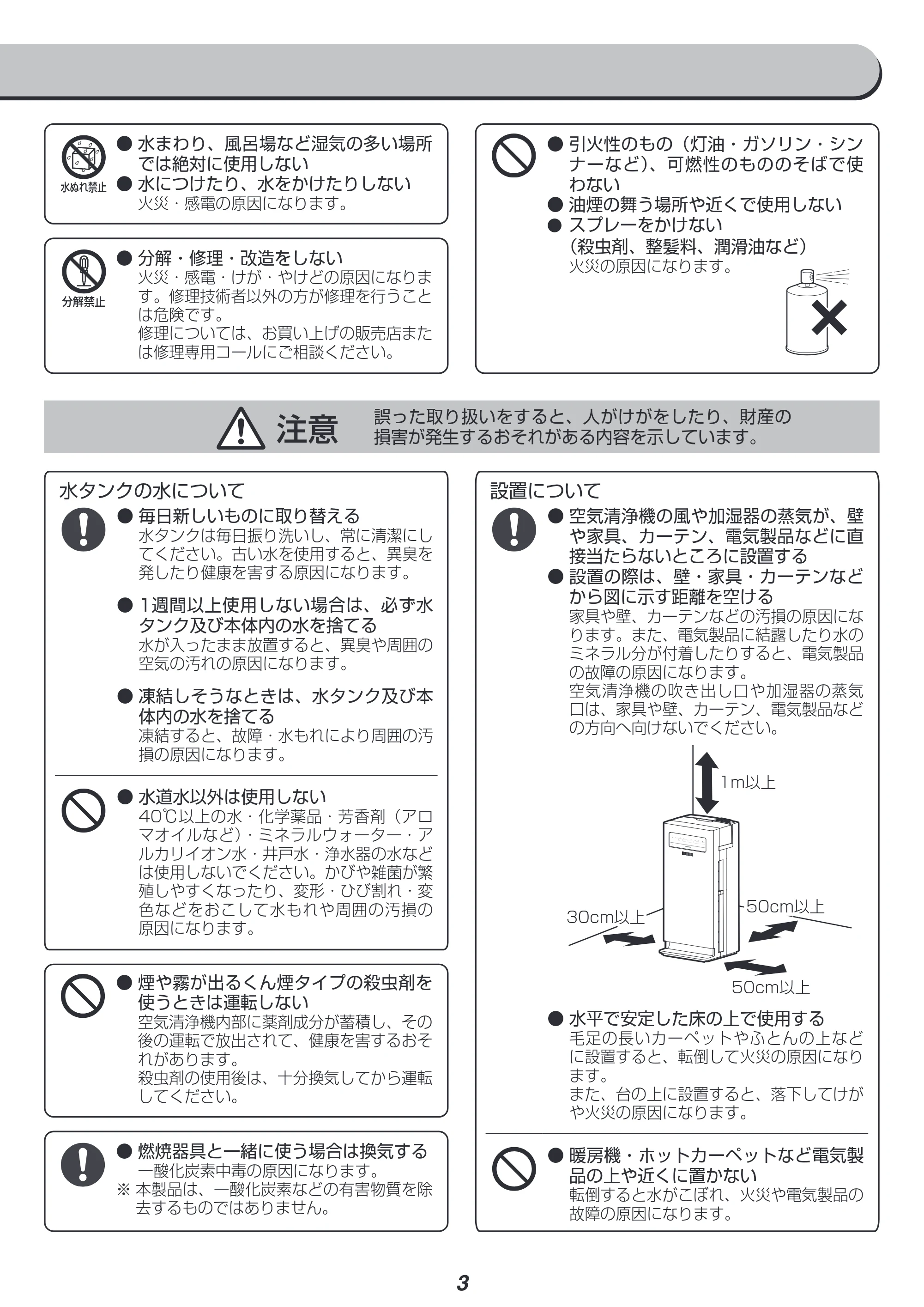アイリスオーヤマ AAP-KH35A 取扱説明書 — 原本ページ — 3ページ