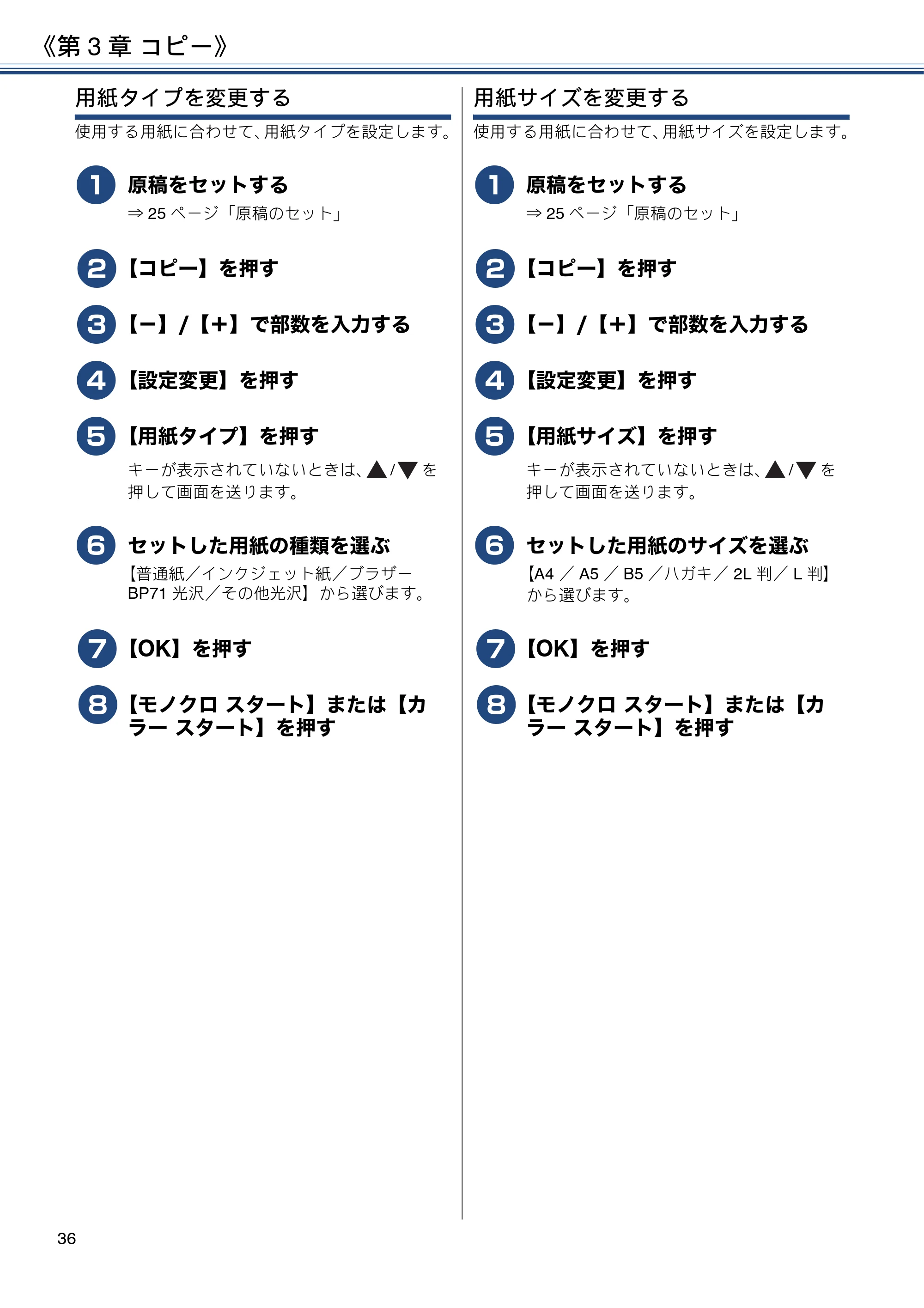 ブラザー MFC-J990DN / MFC-J990DWN / MFC-J730DN / MFC-J730DWN ユーザーズガイド ～基本編～ — 原本ページ — 36ページ