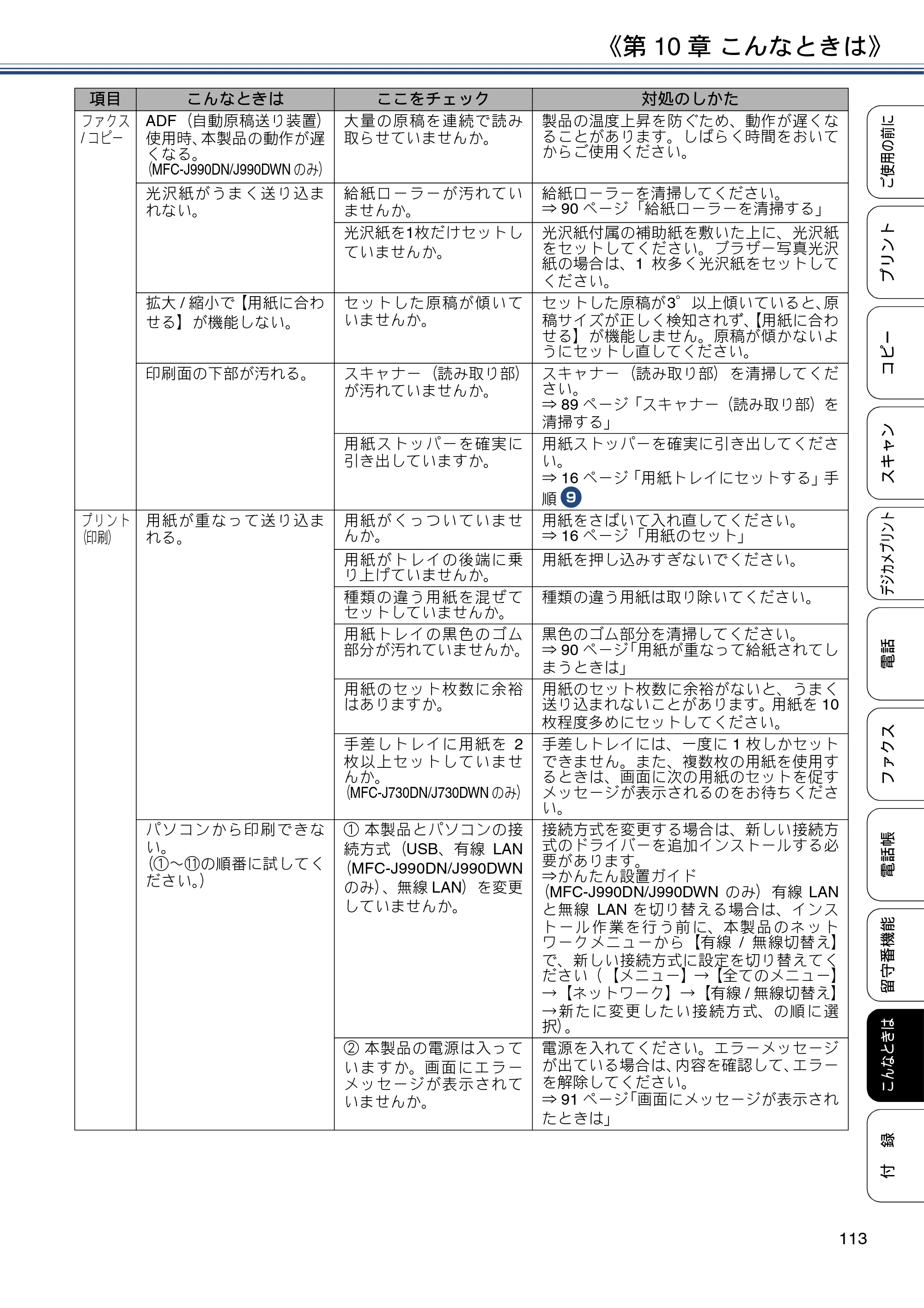 ブラザー MFC-J990DN / MFC-J990DWN / MFC-J730DN / MFC-J730DWN ユーザーズガイド ～基本編～ — 原本ページ — 113ページ