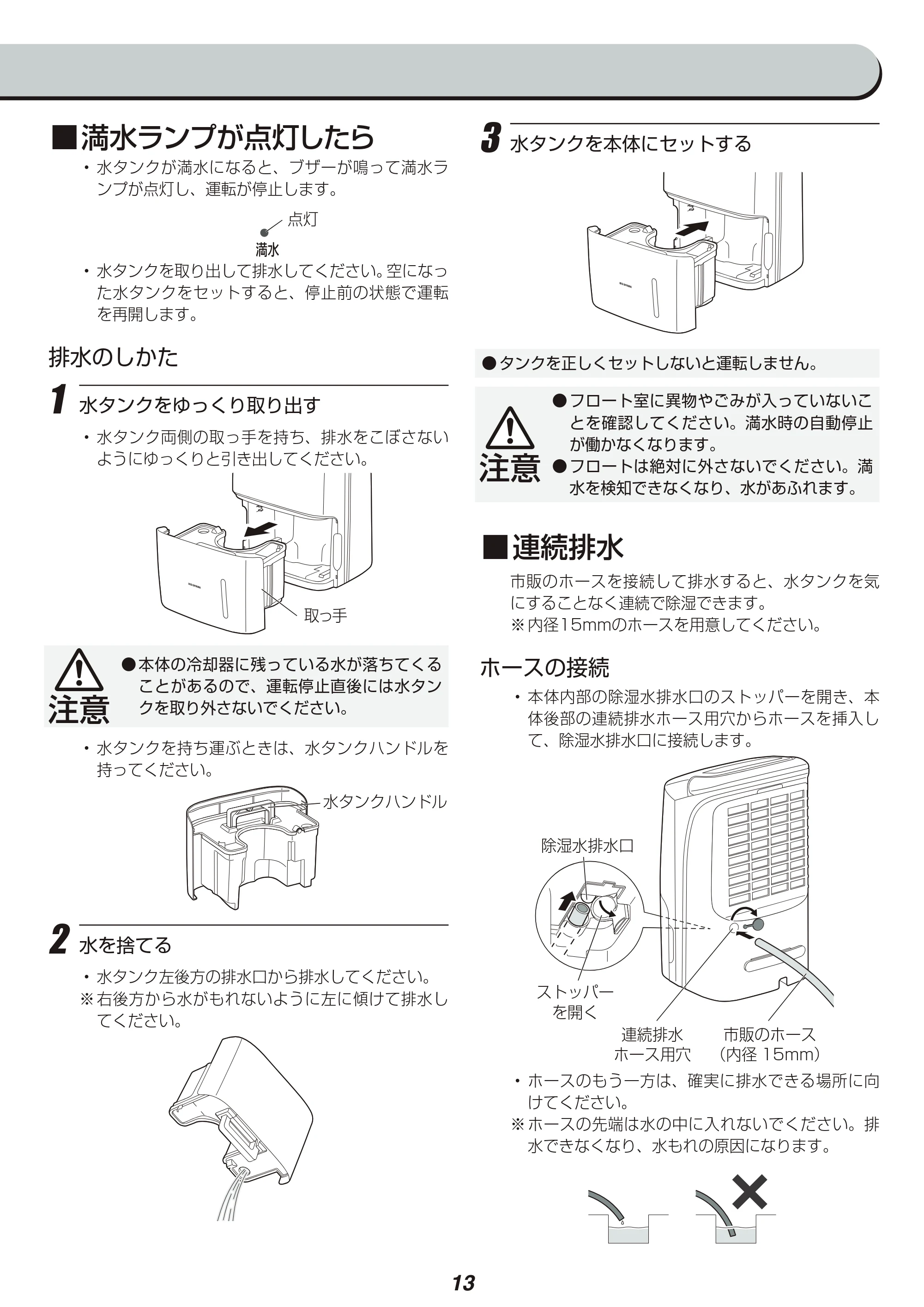 アイリスオーヤマ DCE-120 取扱説明書 — 原本ページ — 13ページ