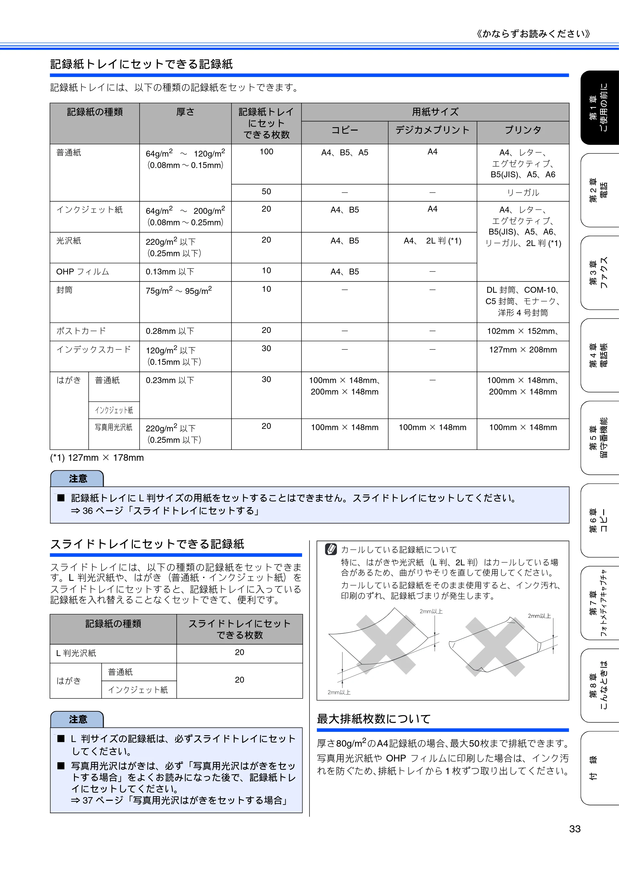 ブラザー MFC-850CDN / MFC-850CDWN / MFC-860CDN 取扱説明書(本体) — 原本ページ — 35ページ