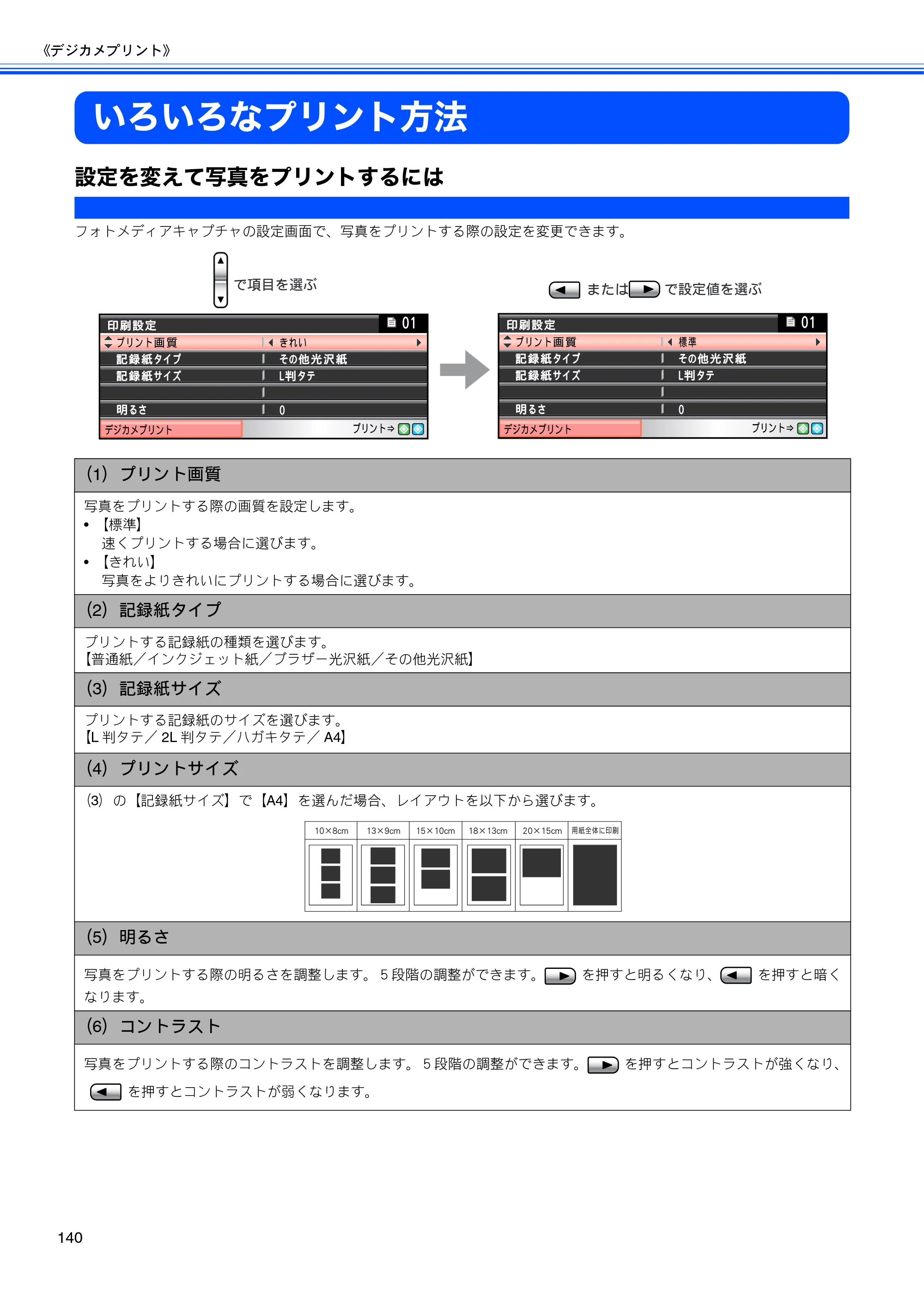 ブラザー MFC-850CDN / MFC-850CDWN / MFC-860CDN 取扱説明書(本体) — いろいろなプリント方法 — 原本ページ — 142ページ